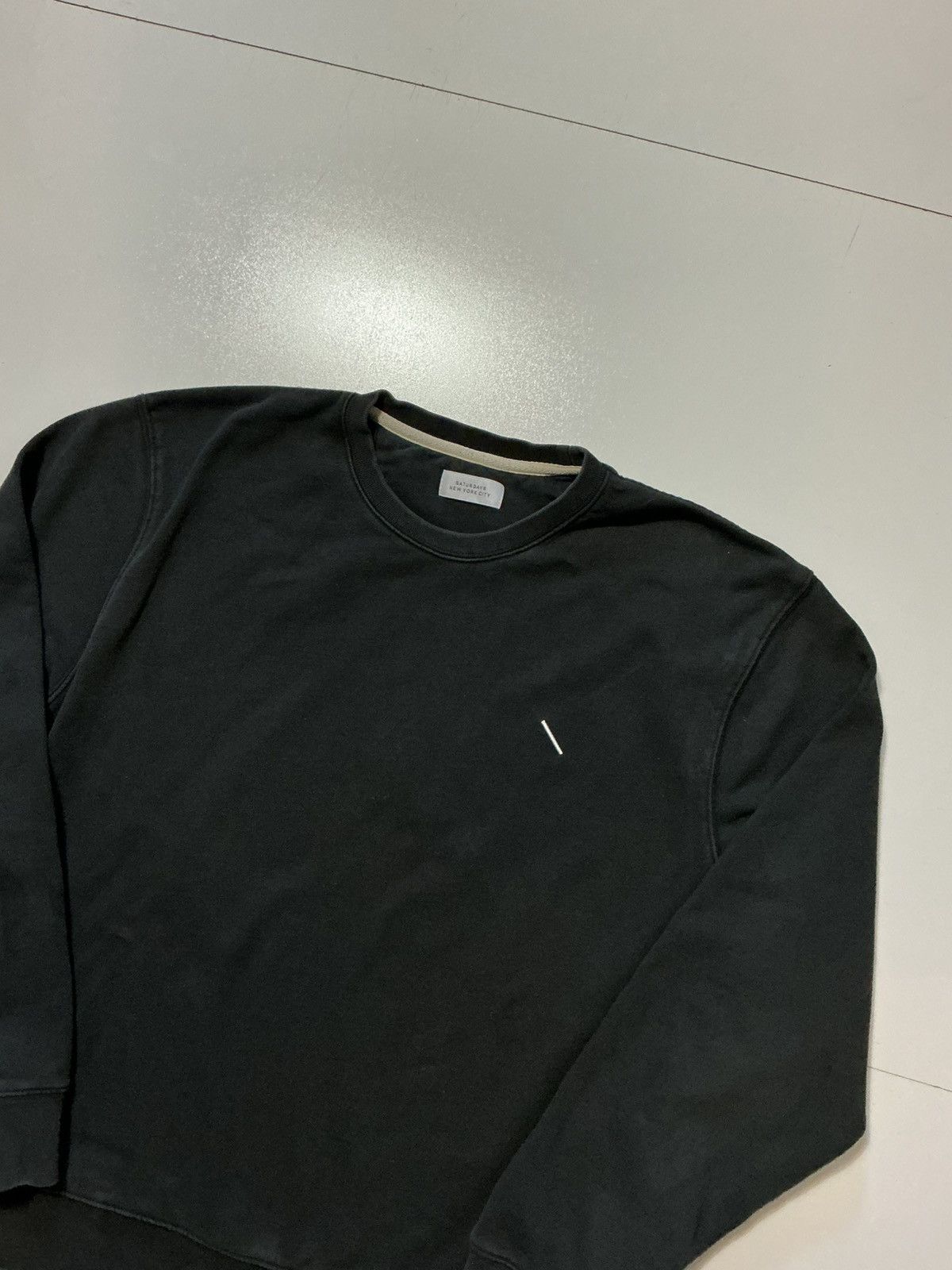 Saturdays NYC $135 Saturdays NYC Bowery Slash Embroidered Sweatshirt Size US XXL / EU 58 / 5 - 3 Thumbnail