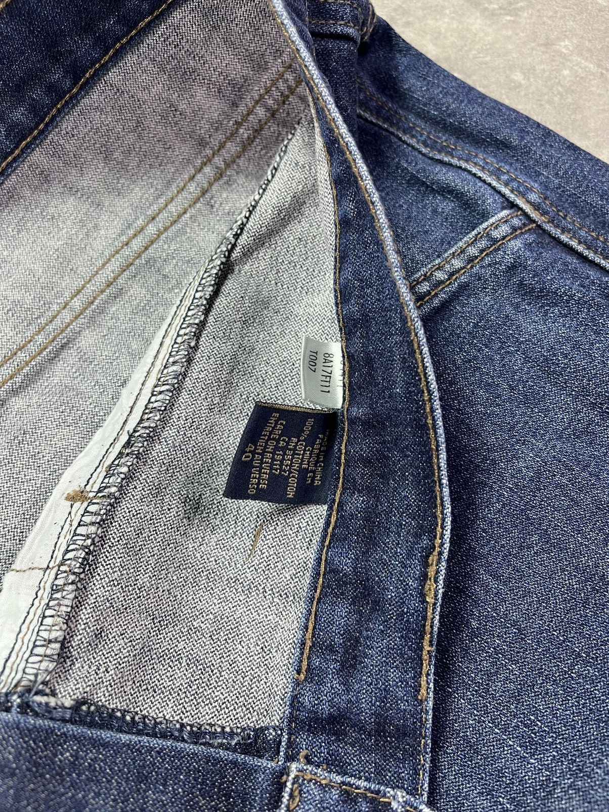 Marithe + Francois Girbaud Marithe + Francois Girbaud Baggy Logo Denim Jorts Shorts 40 Size US 40 / EU 56 - 8 Thumbnail