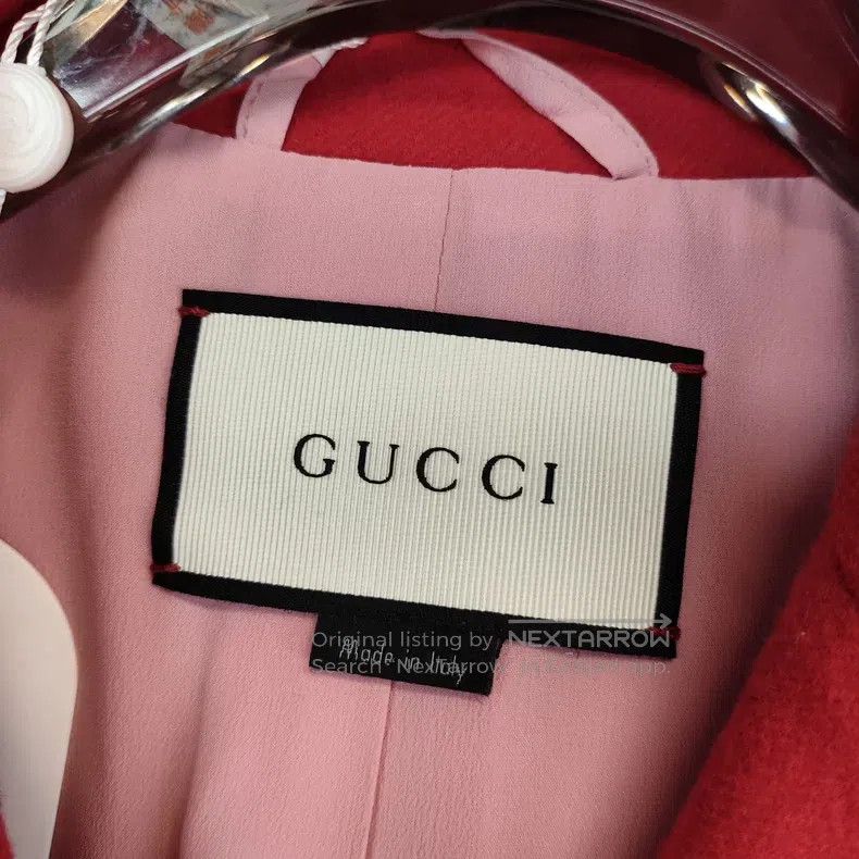 Gucci Gucci Woollen coat red Size S / US 4 / IT 40 - 3 Thumbnail