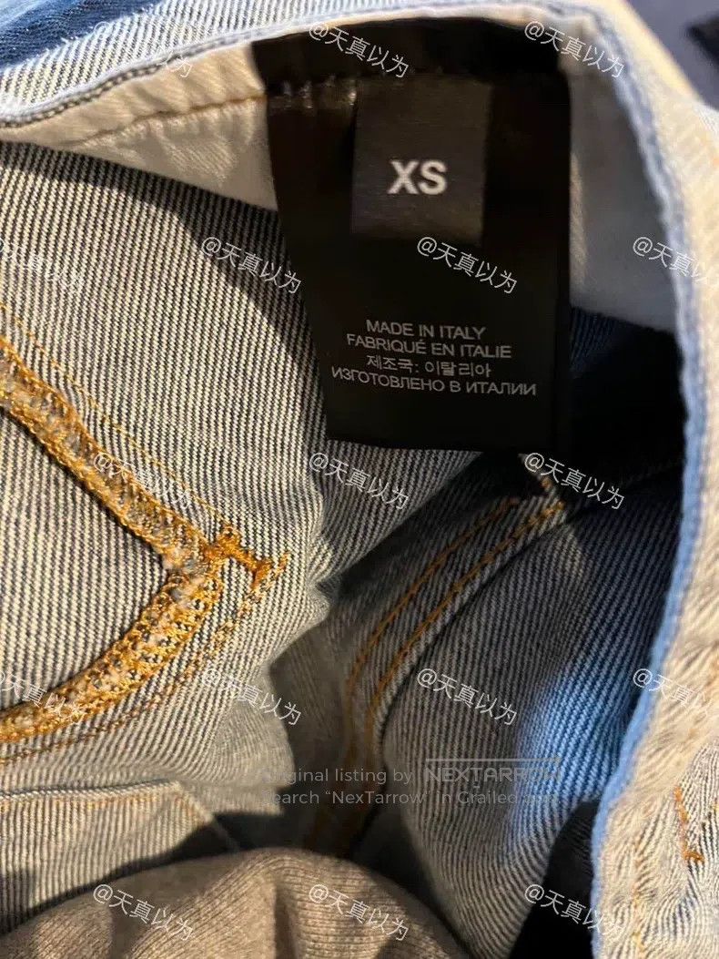 Vetements Vetements Light Blue Hooded Denim Jacket Size US XS / EU 42 / 0 - 7 Thumbnail