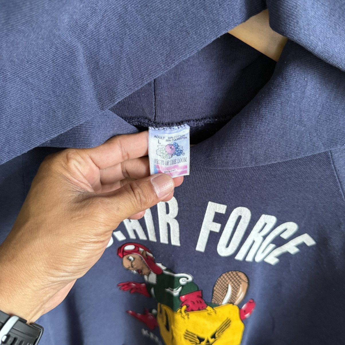 Other Vintage U.S Airforce Hoodie Size US L / EU 52-54 / 3 - 6 Thumbnail