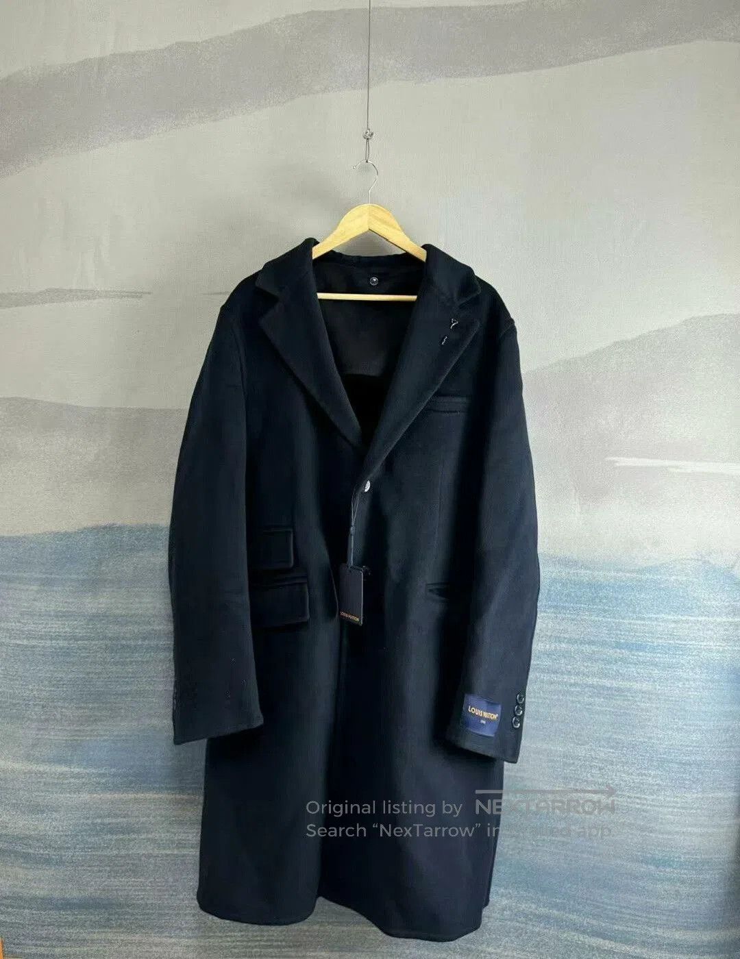 Louis Vuitton Louis Vuitton Blue Cashmere Double-Sided Coat. Size US XXL / EU 58 / 5 - 1 Thumbnail