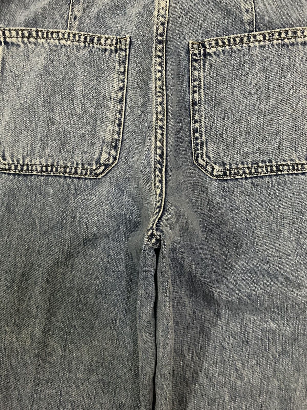GU × Japanese Brand × Jun Takahashi Vintage Japanese Brand GU Baggy Fatigue Cargo Jeans Size US 30 / EU 46 - 13 Thumbnail