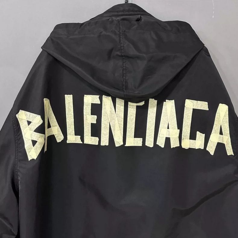 Balenciaga Balenciaga SS23 Tape Series Hooded Jacket Size US S / EU 44-46 / 1 - 5 Thumbnail