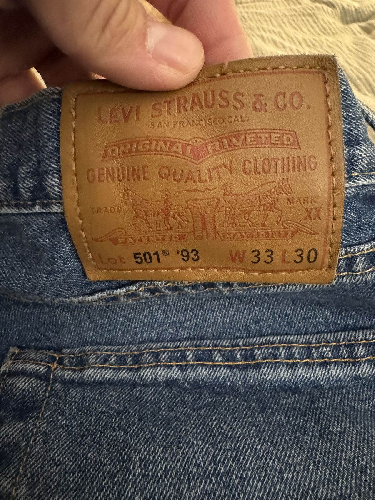 Levi's Levi’s 501 93 jeans Size US 33 - 3 Thumbnail