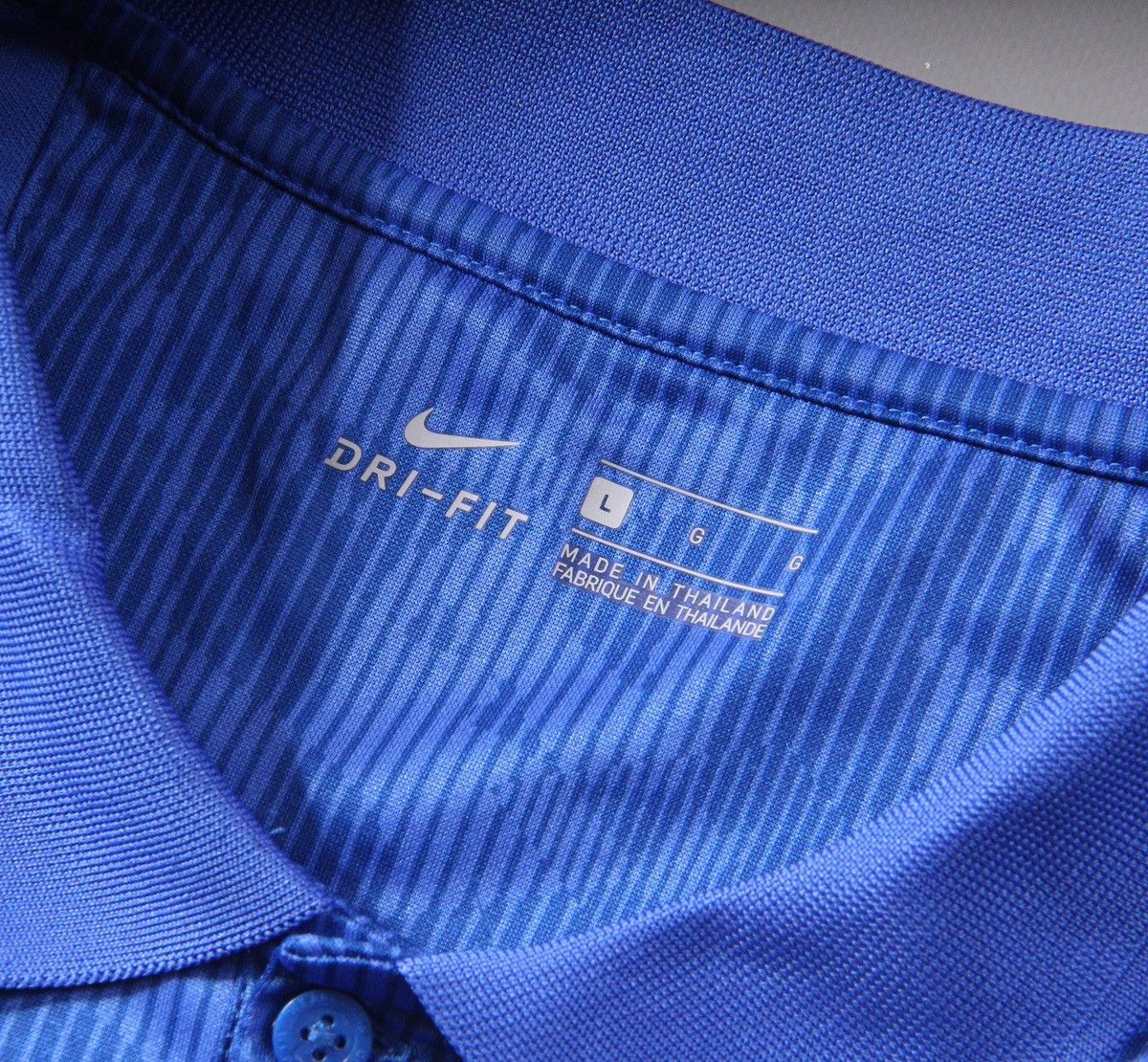 Nike Nike x England Blue Soccer Football Polo Shirt 90s L Size US L / EU 52-54 / 3 - 4 Thumbnail
