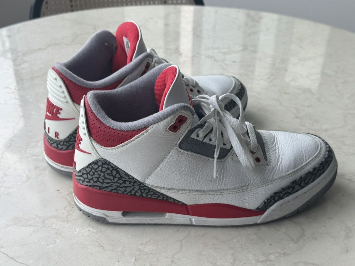 Jordan Brand Jordan 3 Fire Red Size US 9.5 / EU 42-43 - 4 Thumbnail