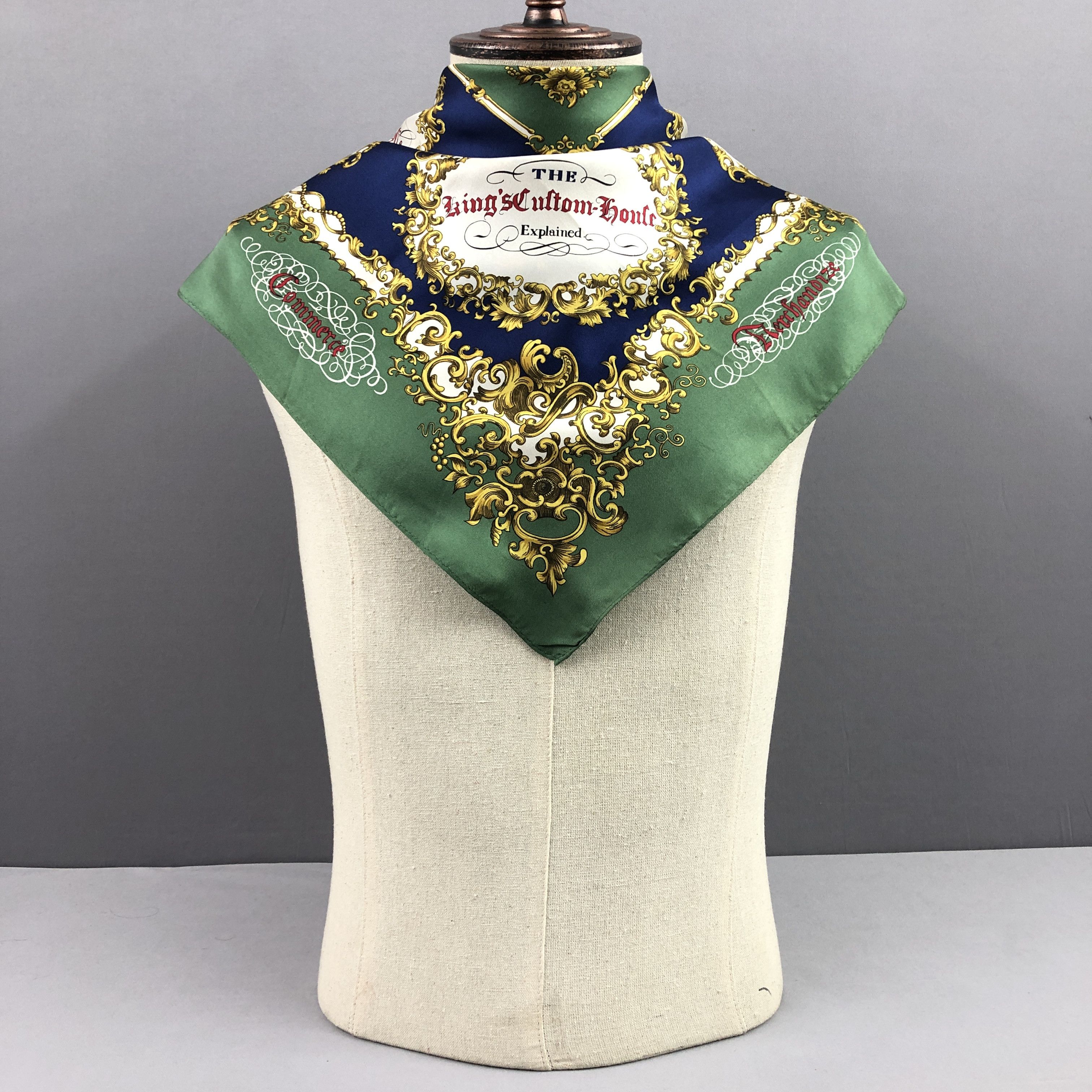 Japanese Brand × Vintage Vintage SILK Scarf Twill Stole Wraps Scarves Size ONE SIZE - 2 Thumbnail