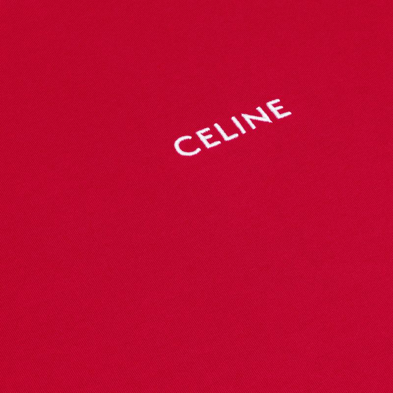 Celine o1bcso1str0126 2X15N671Q Regular T-Shirt in Carmin/Cream Size US XL / EU 56 / 4 - 5 Thumbnail