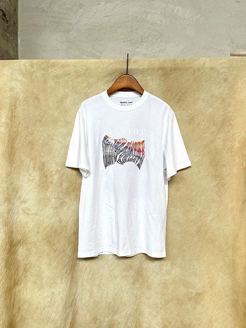 martine rose logo print short sleeve t-shirt