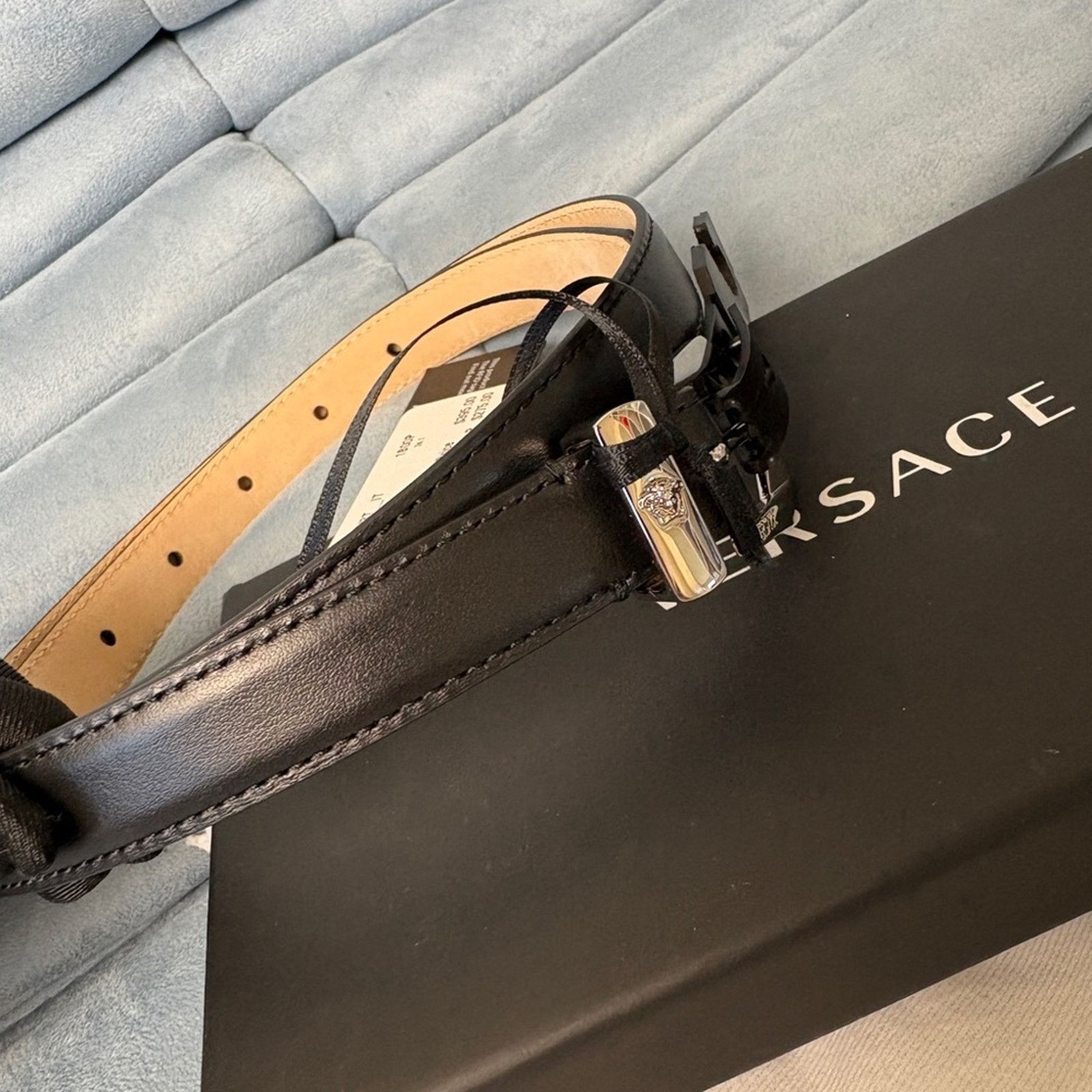 Versace Versace Black womens belt 75cm Size ONE SIZE - 5 Thumbnail