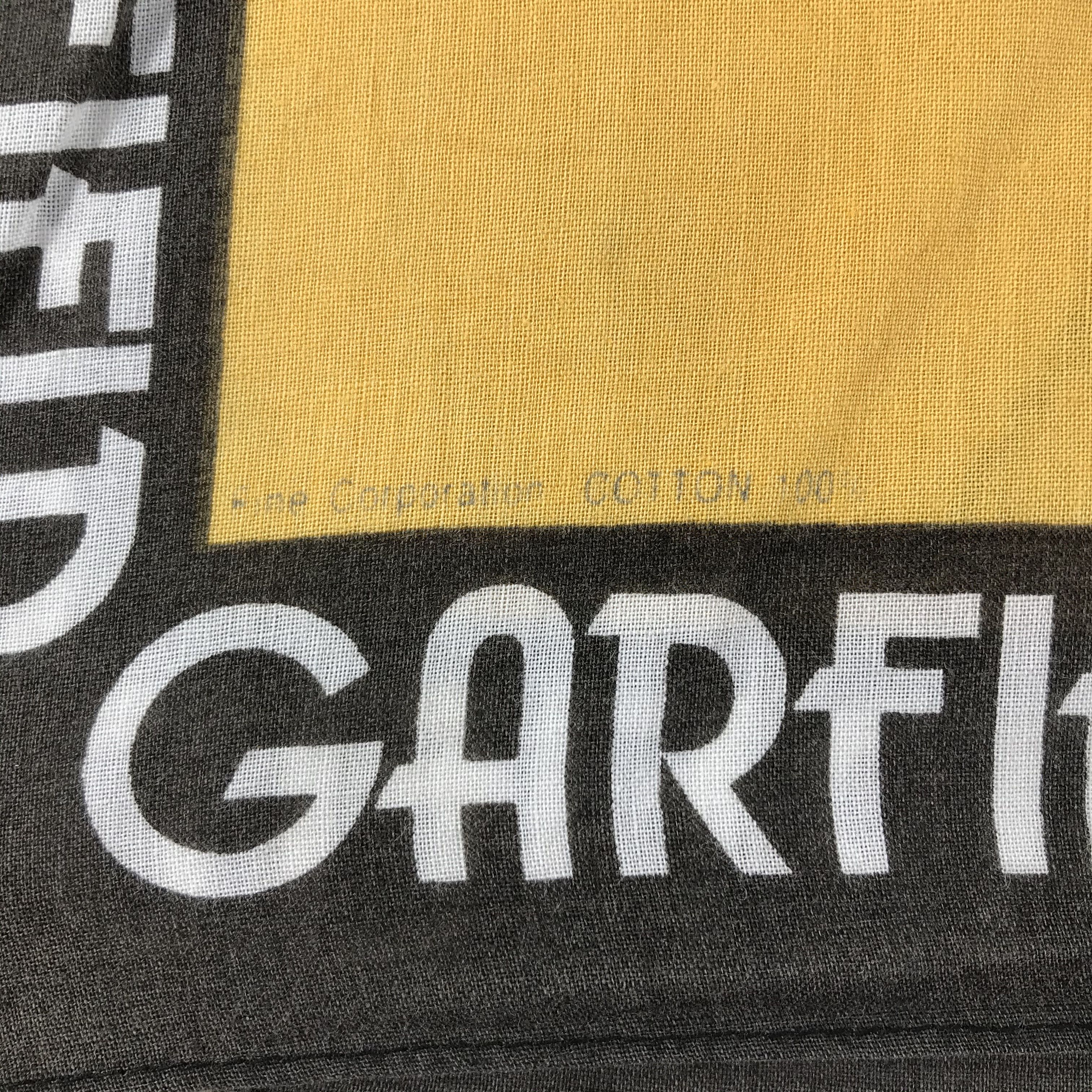 Vintage Garfield Bandana / Handkerchief / Neckerchief -S1774
