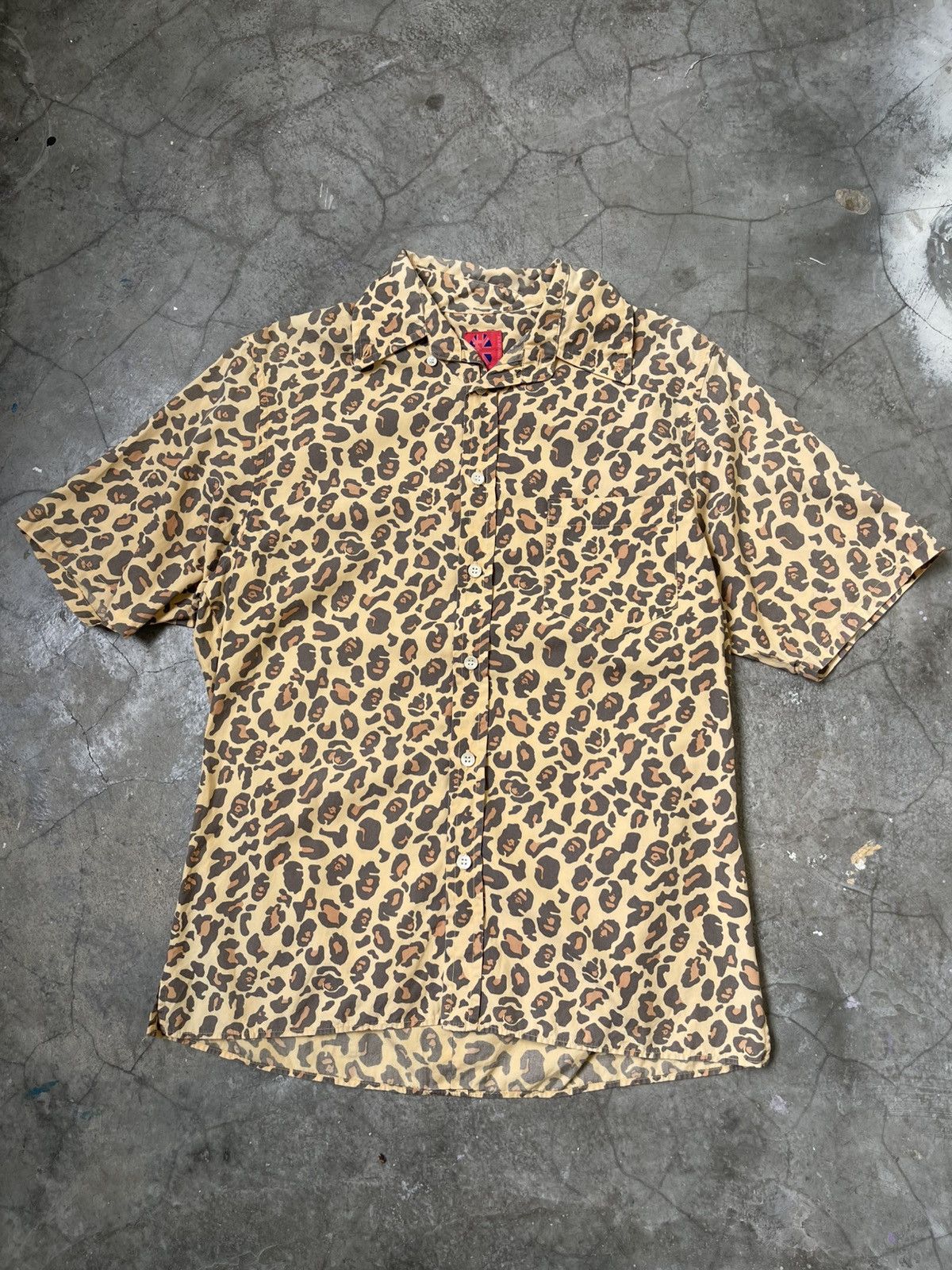 Bape OG Bape Leopard Camo Button Shirt A Bathing Ape Size US M / EU 48-50 / 2 - 1 Thumbnail