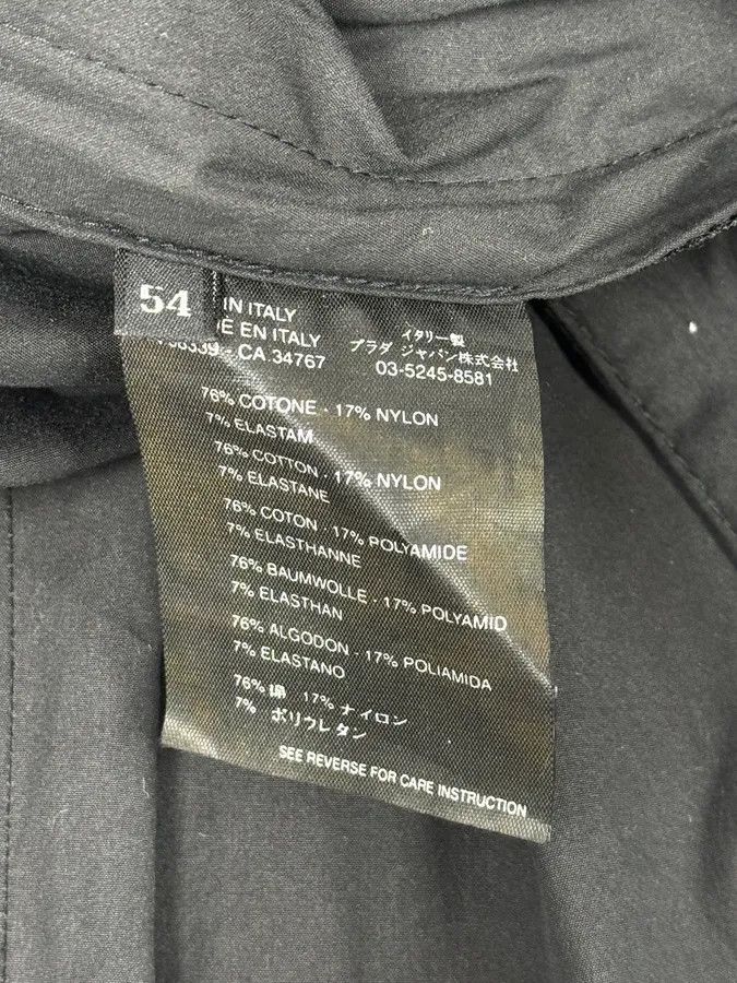 Prada 2000s Prada Black Loose Technical Pants Size US 33 - 11 Thumbnail
