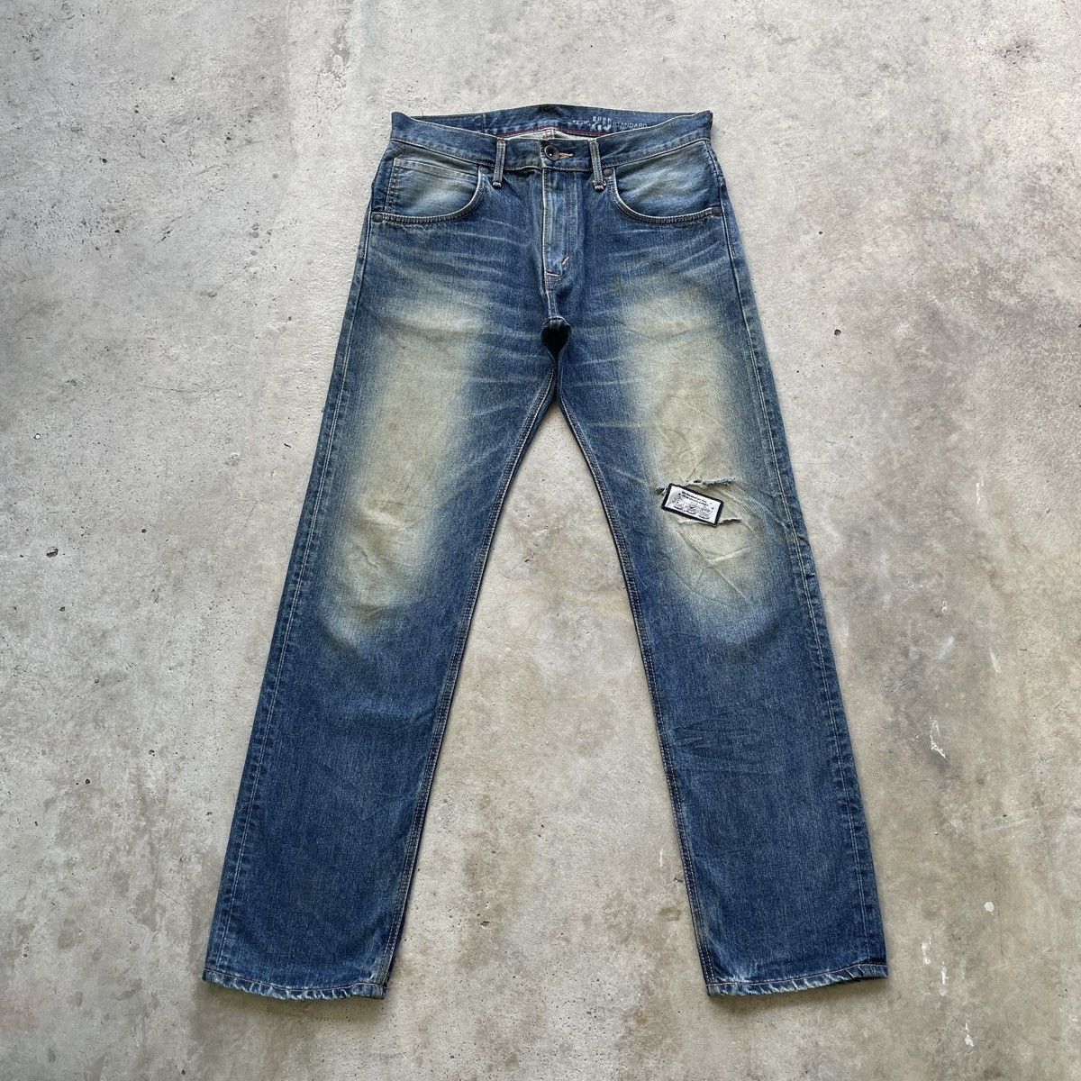 Japanese Brand W34 Vintage Edwin Rusty Jeans Distressed Faded Denim Pants Size US 34 / EU 50 - 1 Thumbnail