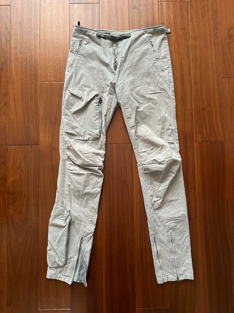 Helmut Lang Helmut Lang 99AW Asymmetric Cargo Pants - dmc Size US 31 - 1 Thumbnail