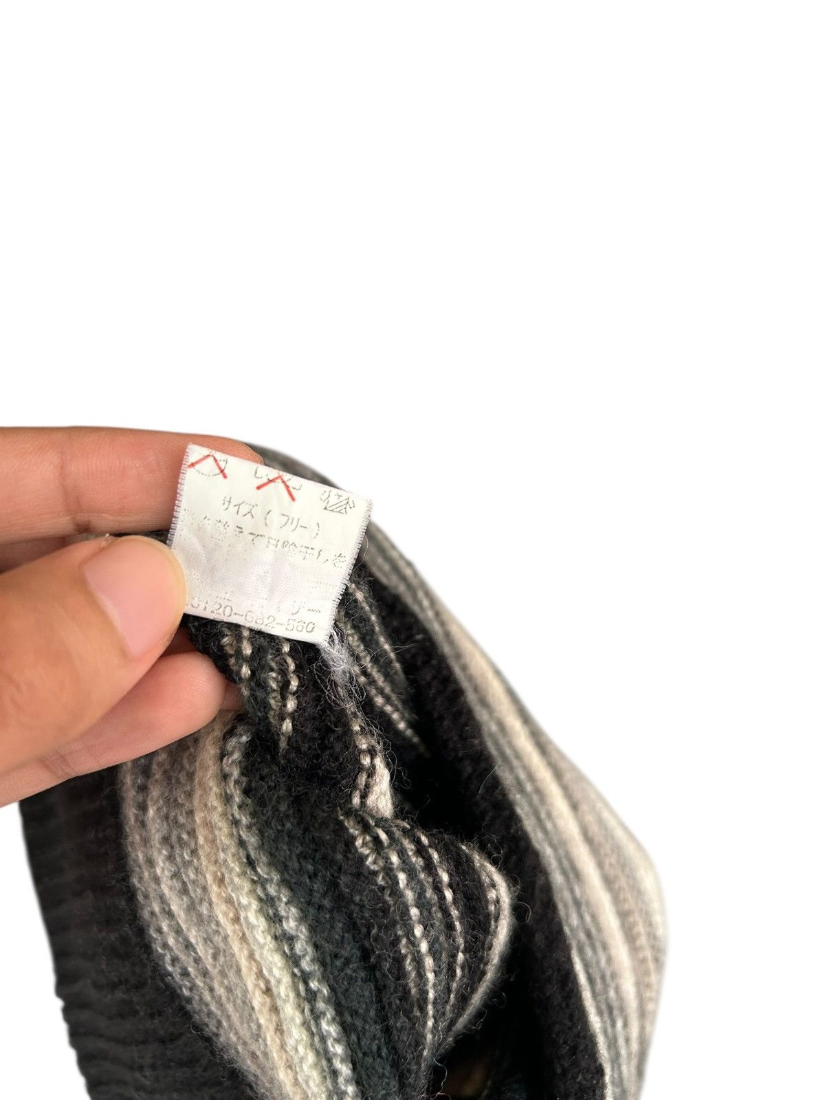Kapital Stripe Crochet Knitted Vintage Japanese Beanie Hats Size ONE SIZE - 8 Thumbnail
