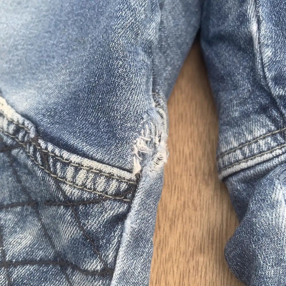 Japanese Brand DOUBLE KNEE JEANS JAPANESE TROUSERS BIKERS DENIM NICE PANTS Size US 30 / EU 46 - 10 Thumbnail