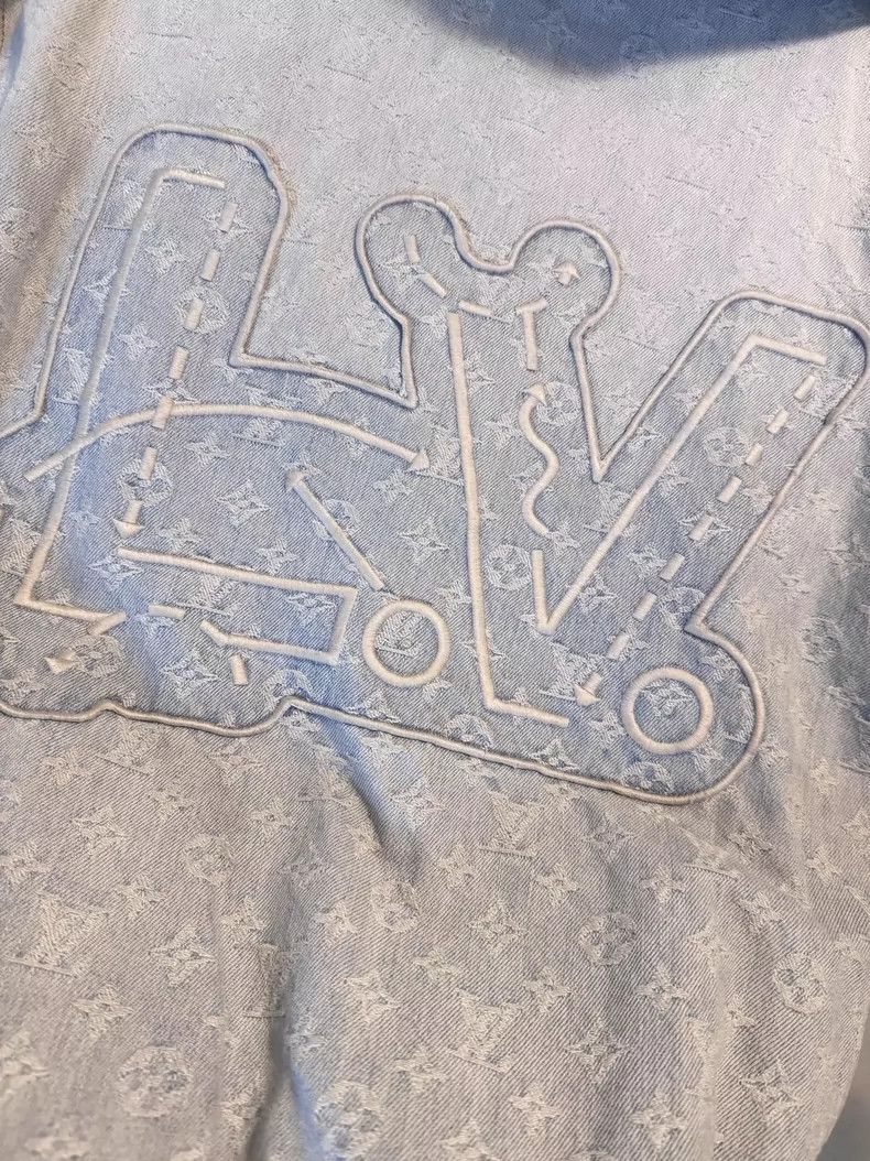 Louis Vuitton Louis Vuitton Co-branded NBA denim jacket Size US M / EU 48-50 / 2 - 8 Thumbnail