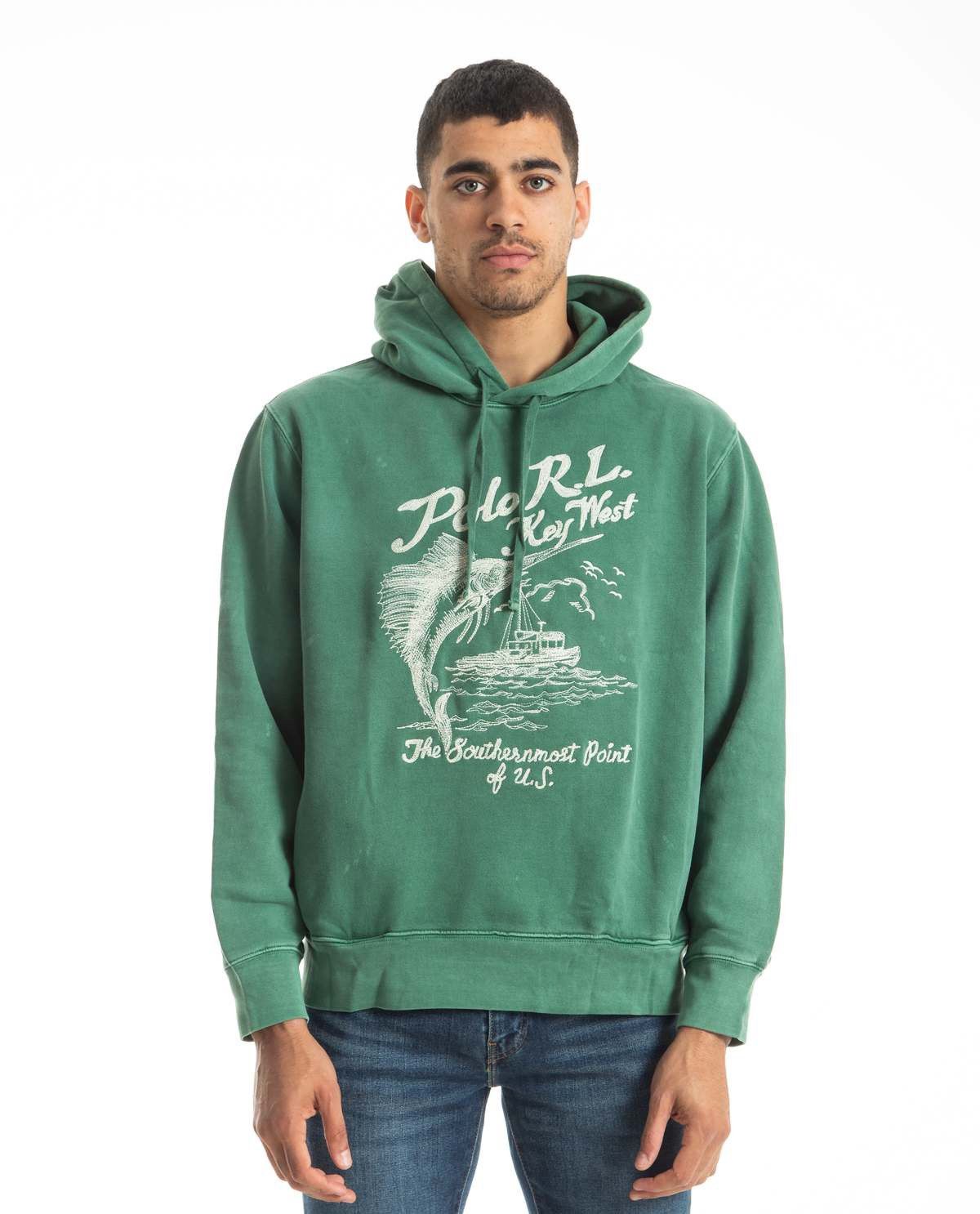 Polo Ralph Lauren × Ralph Lauren Polo RL Key West Embroidered Hoodie Size Small Size US S / EU 44-46 / 1 - 6 Thumbnail