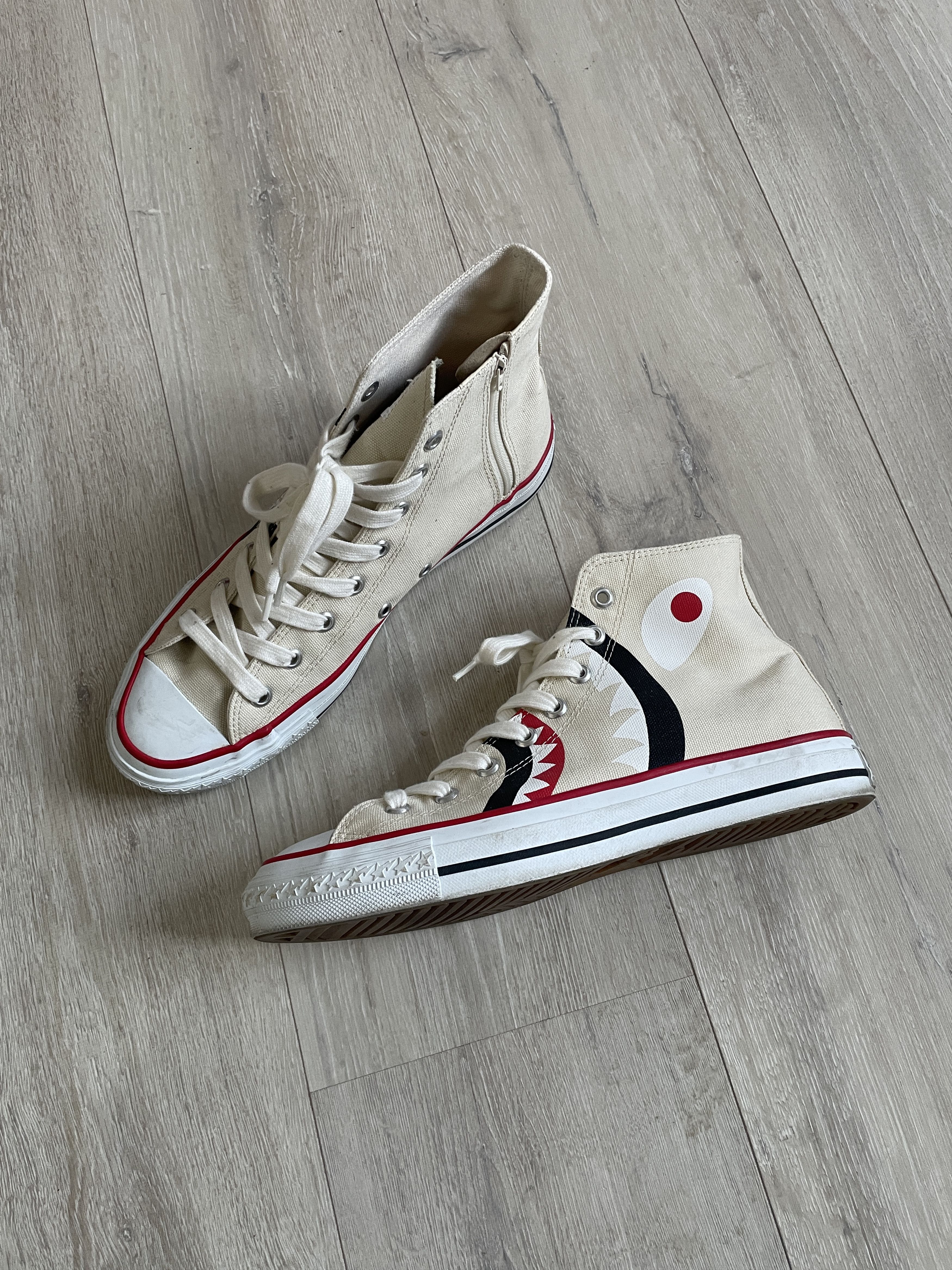 Bape Bape 2008 shark print Ape Sta sneakers Size US 9 / EU 42 - 9 Thumbnail