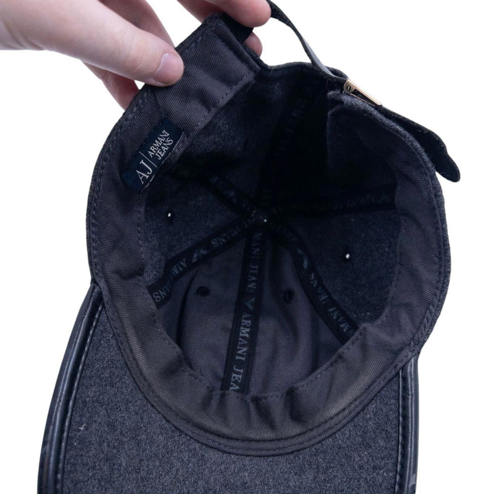 Other Vintage Armani Jeans Leather Logo Hat Size ONE SIZE - 7 Thumbnail