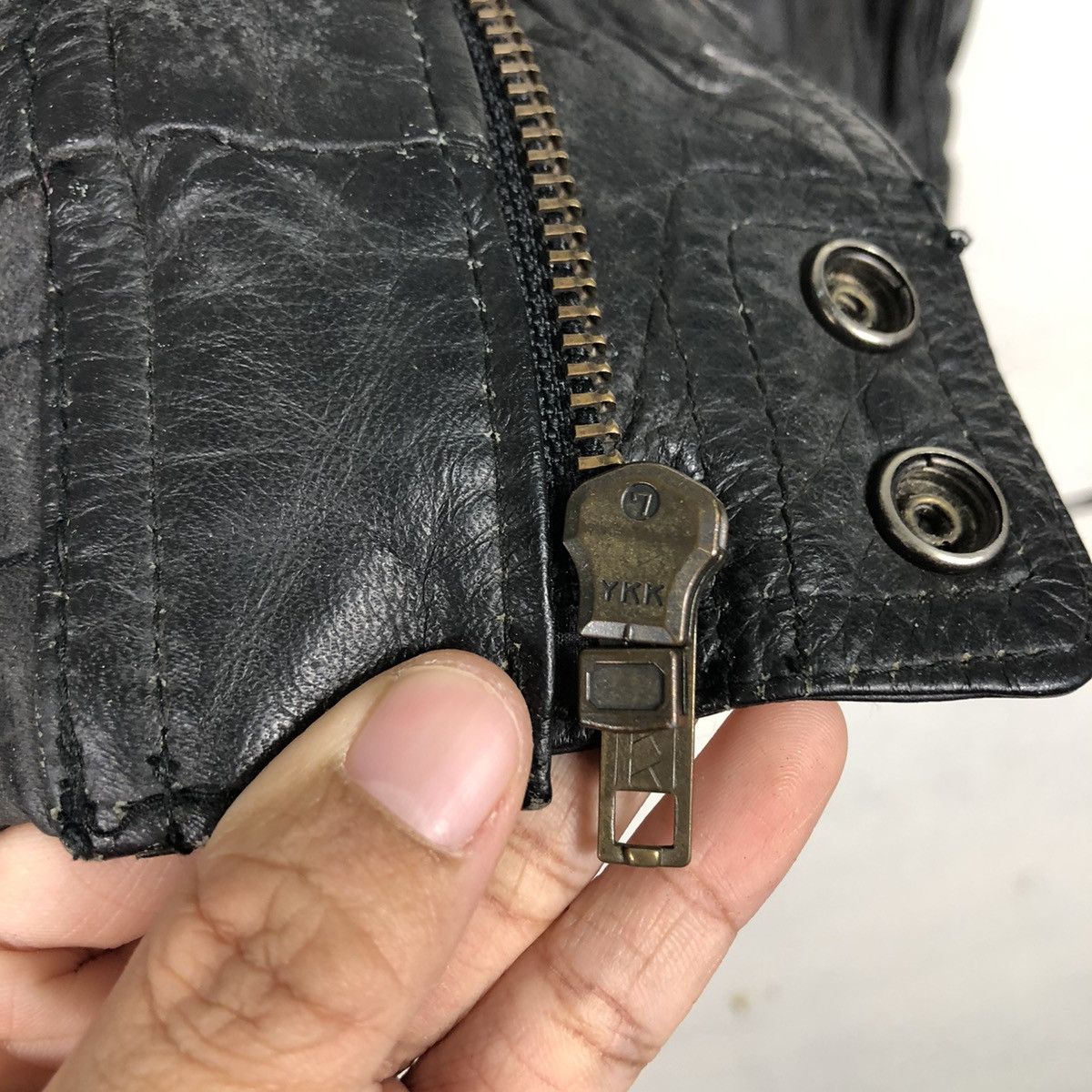 Japanese Brand 📌Vintage Biker Leather Jacket Issey Miyake Size US L / EU 52-54 / 3 - 19 Thumbnail