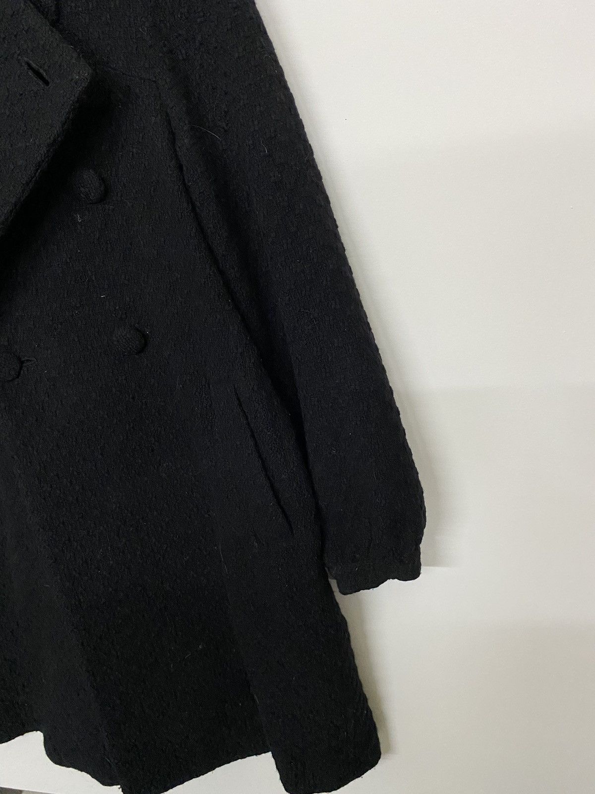 Tsumori Chisato Tsumori Chisato Black Wool Double Breasted Button Collared Size S / US 4 / IT 40 - 5 Thumbnail