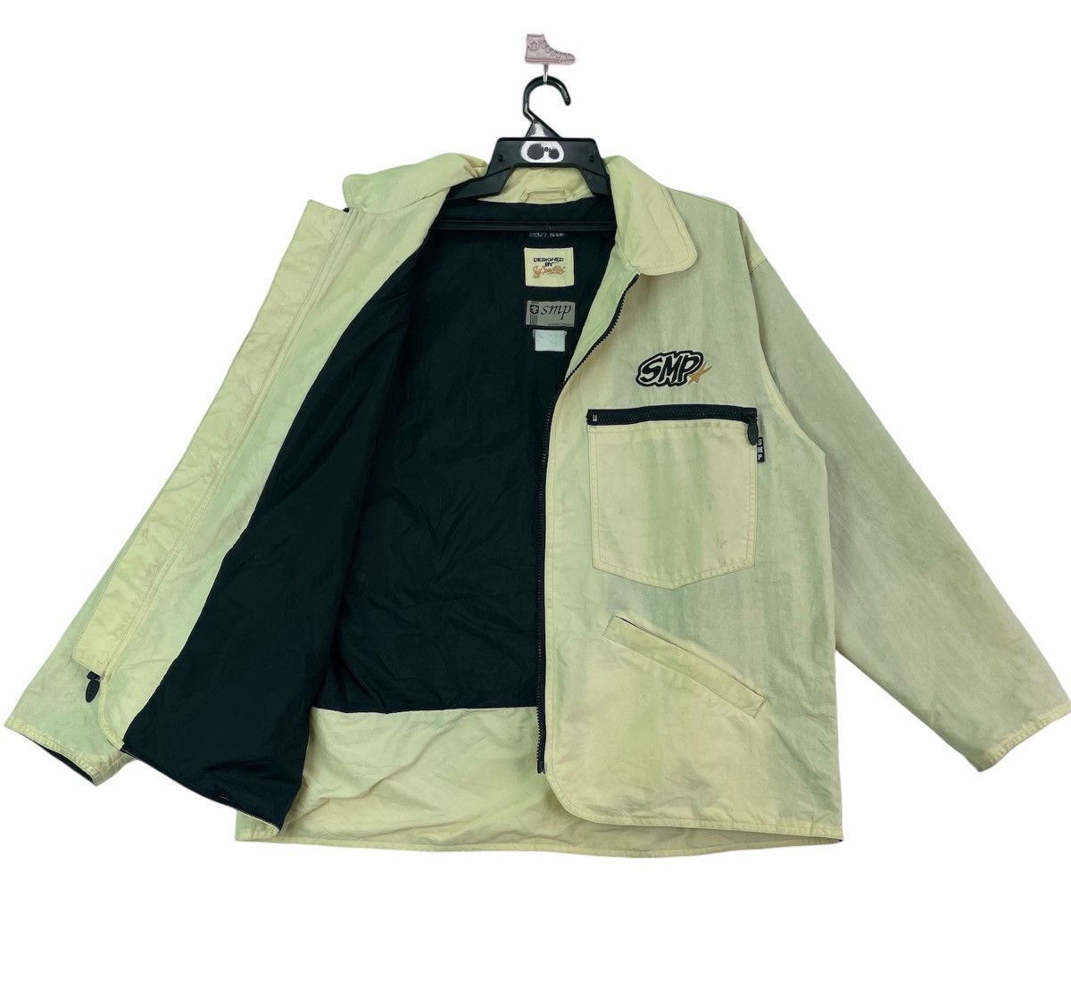 Vintage Vtg 90s SMP skateboard zip up worker jacket Size US M / EU 48-50 / 2 - 1 Thumbnail