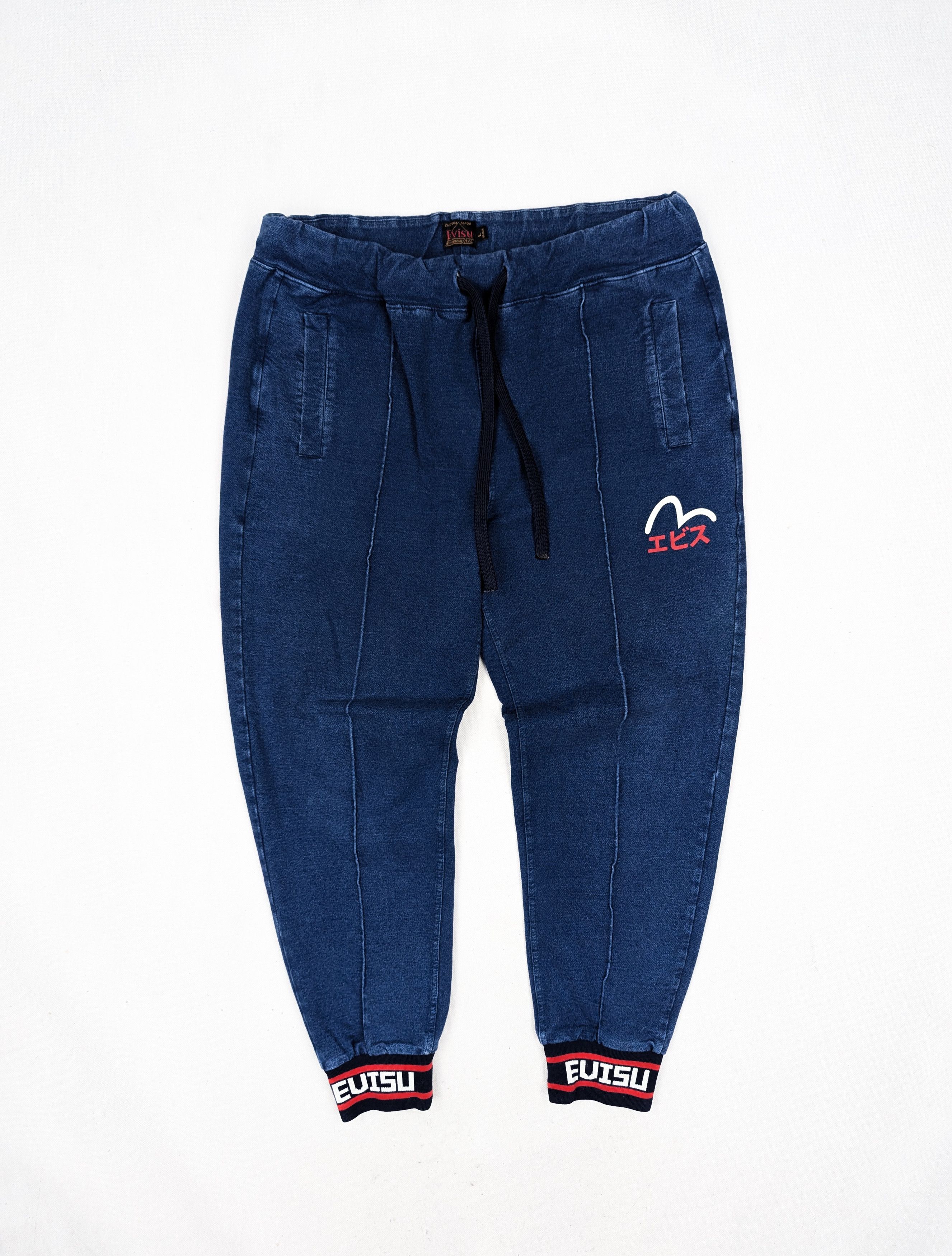 Evisu Evisu blue sweatpants joggers L Size US 34 / EU 50 - 2 Thumbnail