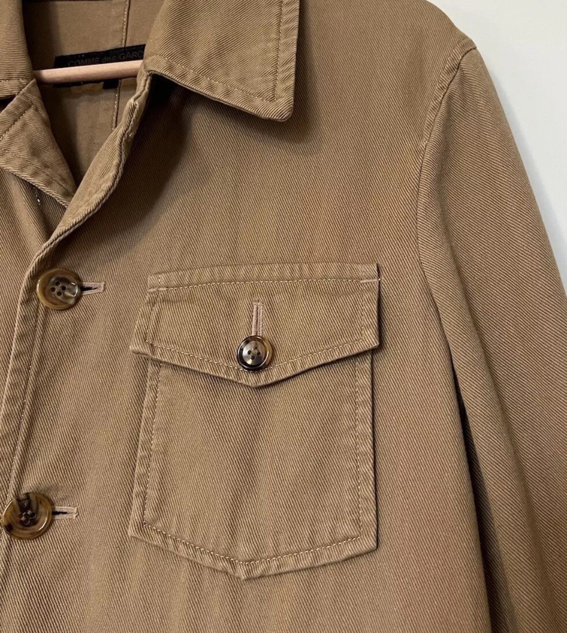 Comme des Garcons × Comme des Garcons Homme COMME DES GARCONS HOMME Twill Jacket S AD2002 Gold Stitch Size US S / EU 44-46 / 1 - 2 Thumbnail