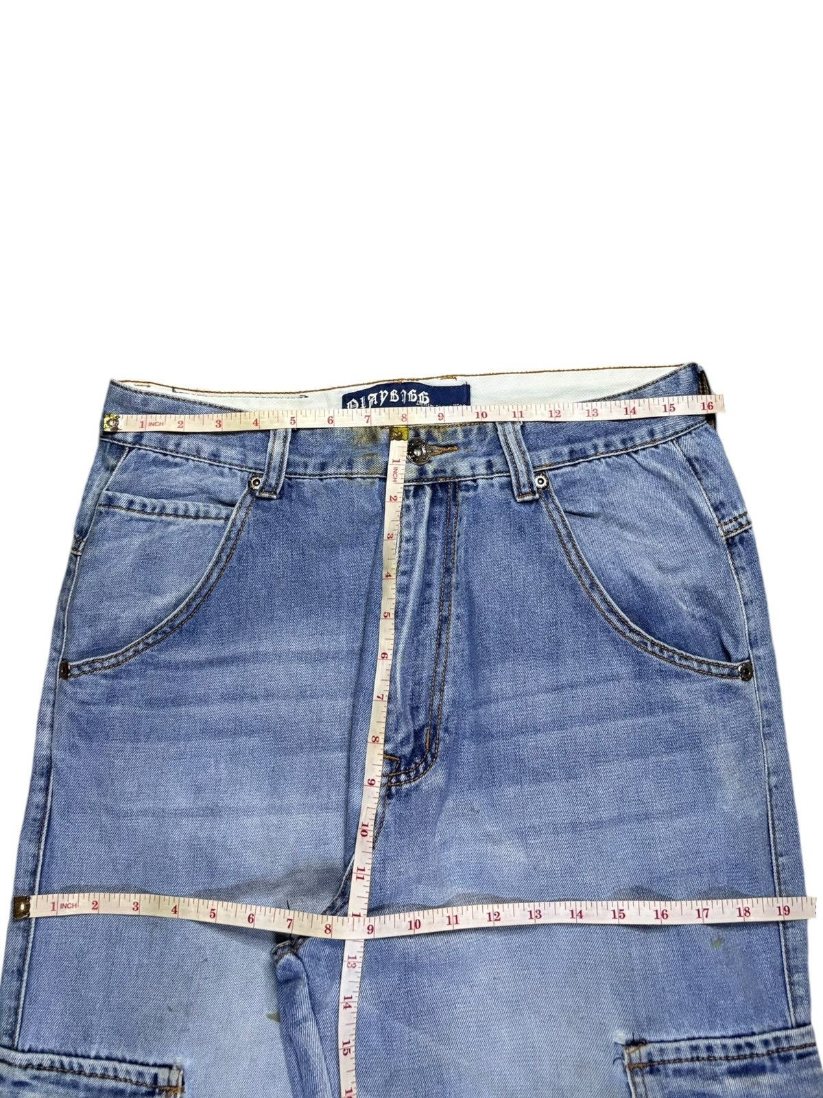 Japanese Brand Vintage Japanese Brand Mud Wash Loose Cargo Jeans Size US 32 / EU 48 - 12 Thumbnail