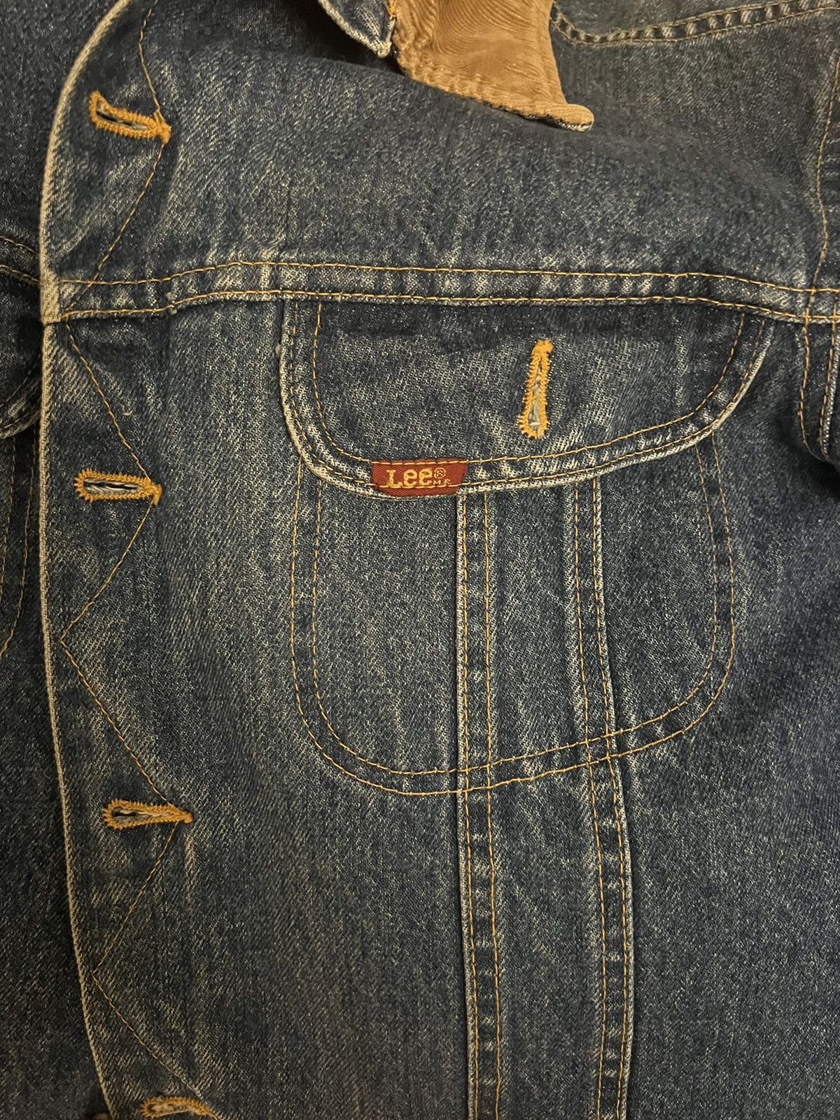 Carhartt × Lee 80s LEE Storm rider denim work jacket Size US L / EU 52-54 / 3 - 4 Thumbnail