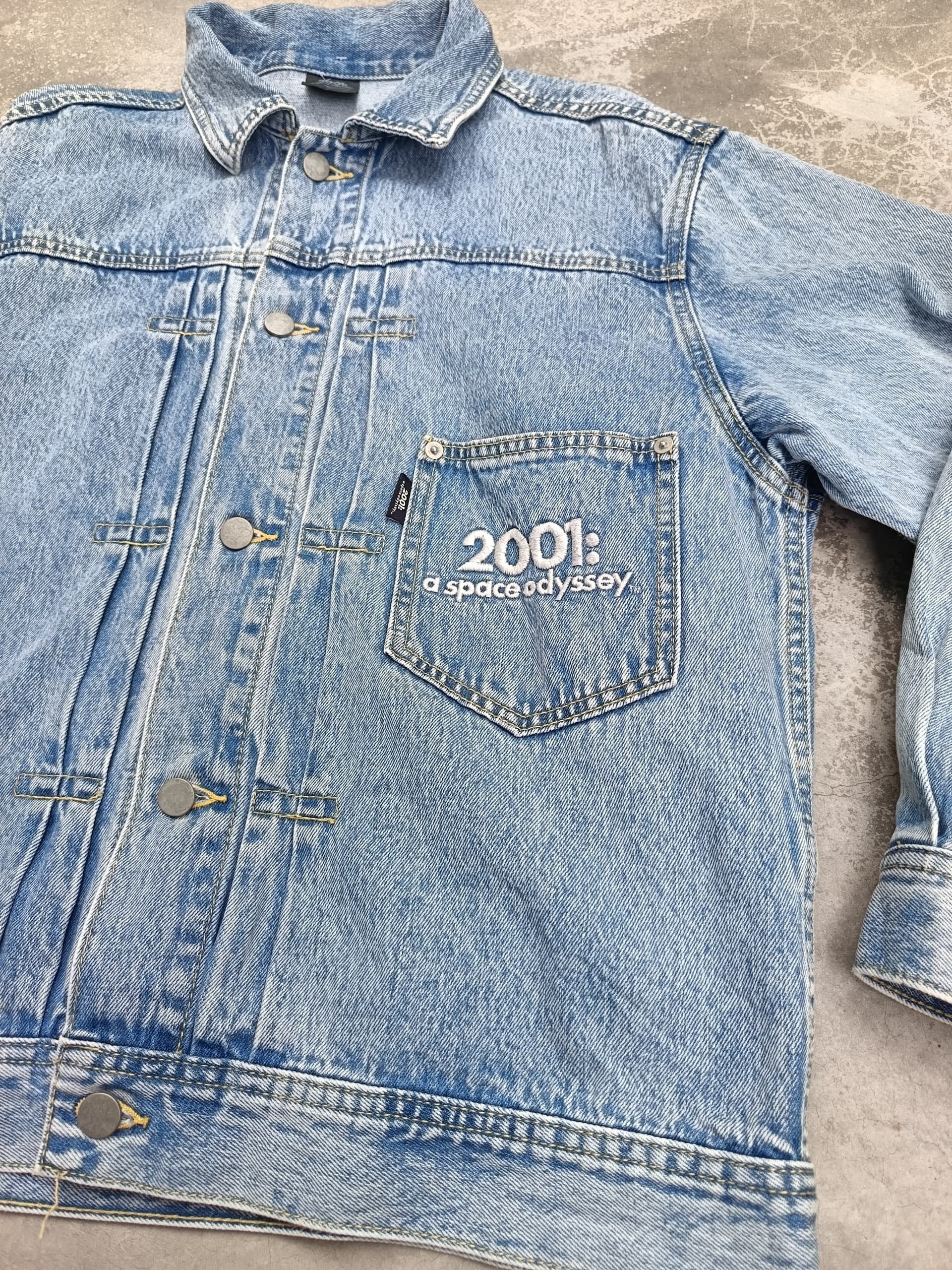 Japanese Brand 2001:a space odyssey denim jacket Size US M / EU 48-50 / 2 - 3 Thumbnail