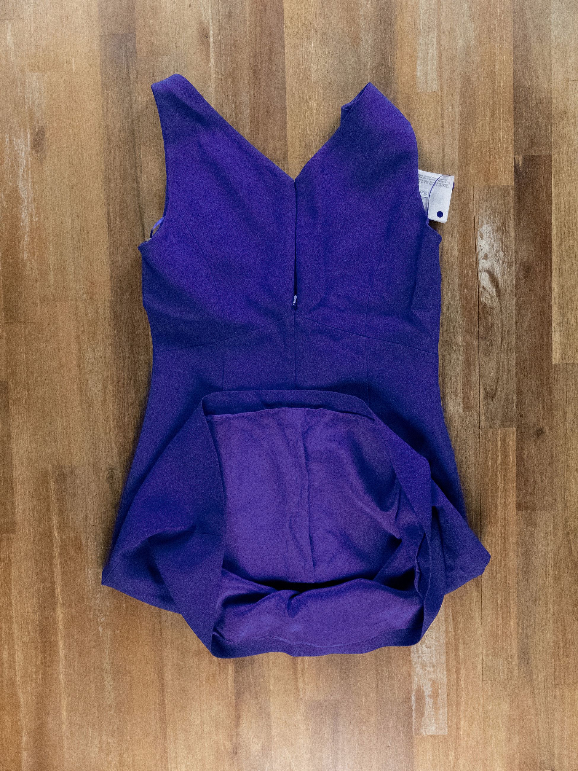 Moschino MOSCHINO Couture purple plunging neckline mini dress 40 Size M / US 6-8 / IT 42-44 - 9 Thumbnail