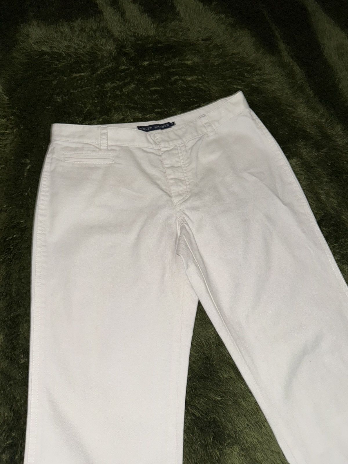 Polo Ralph Lauren [7] Ralph Lauren Sailor Logo Cotton Chino Cropped Pants Size US 30 / EU 46 - 5 Thumbnail