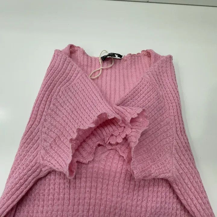 Chanel Chanel Pink Short Sleeve Knit Top Size XS / US 0-2 / IT 36-38 - 5 Thumbnail