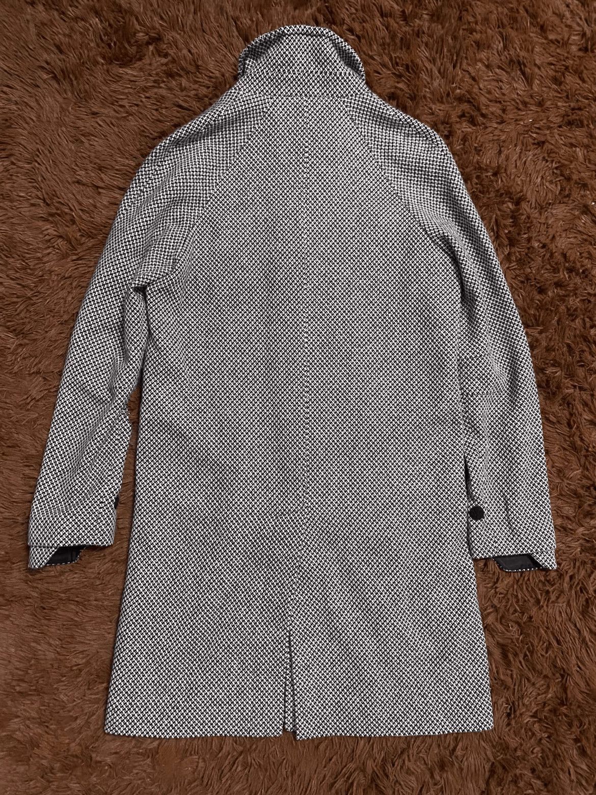 Undercover Sz 2 Undercover Houndtooth Wool Coat-2508 Size US M / EU 48-50 / 2 - 2 Thumbnail