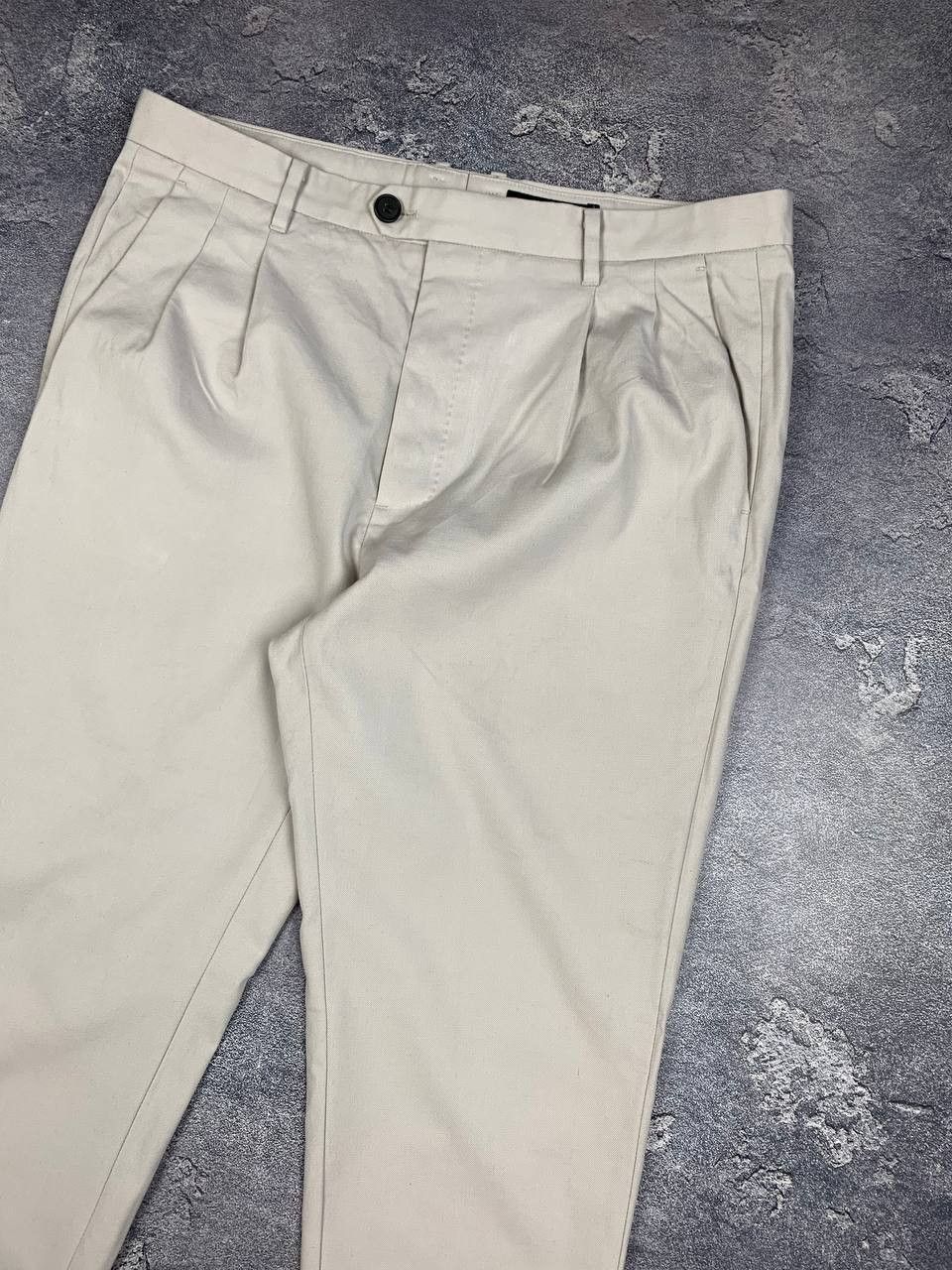 Allsaints AllSaints Men’s Trousers Beige Size 32 Cotton Wool Blend Size US 32 / EU 48 - 3 Thumbnail