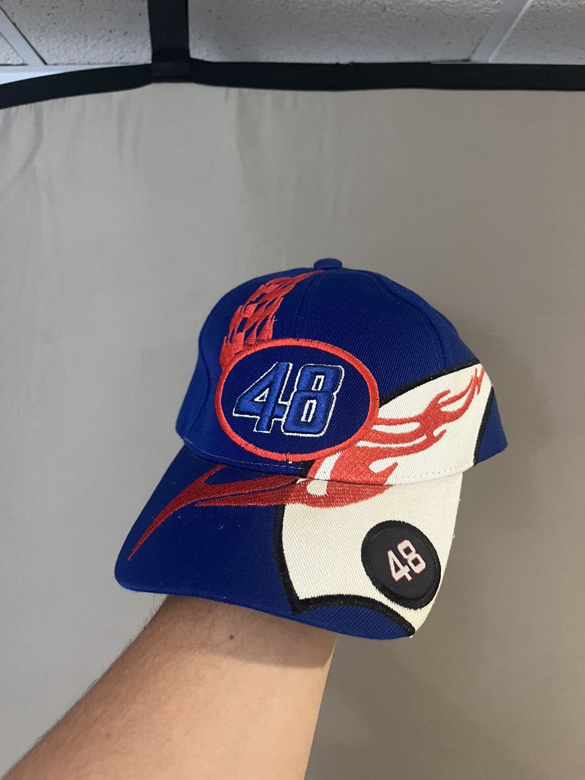 NASCAR 2003 Y2K Big Flames 88 Champion Hat Size ONE SIZE - 1 Thumbnail
