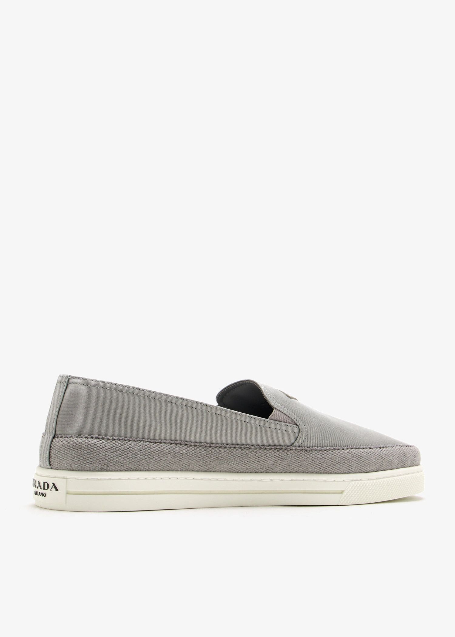 Prada o1mt1gz0526 Re-Nylon Slip-On Sneakers in Grey Size US 10 / EU 43 - 3 Thumbnail