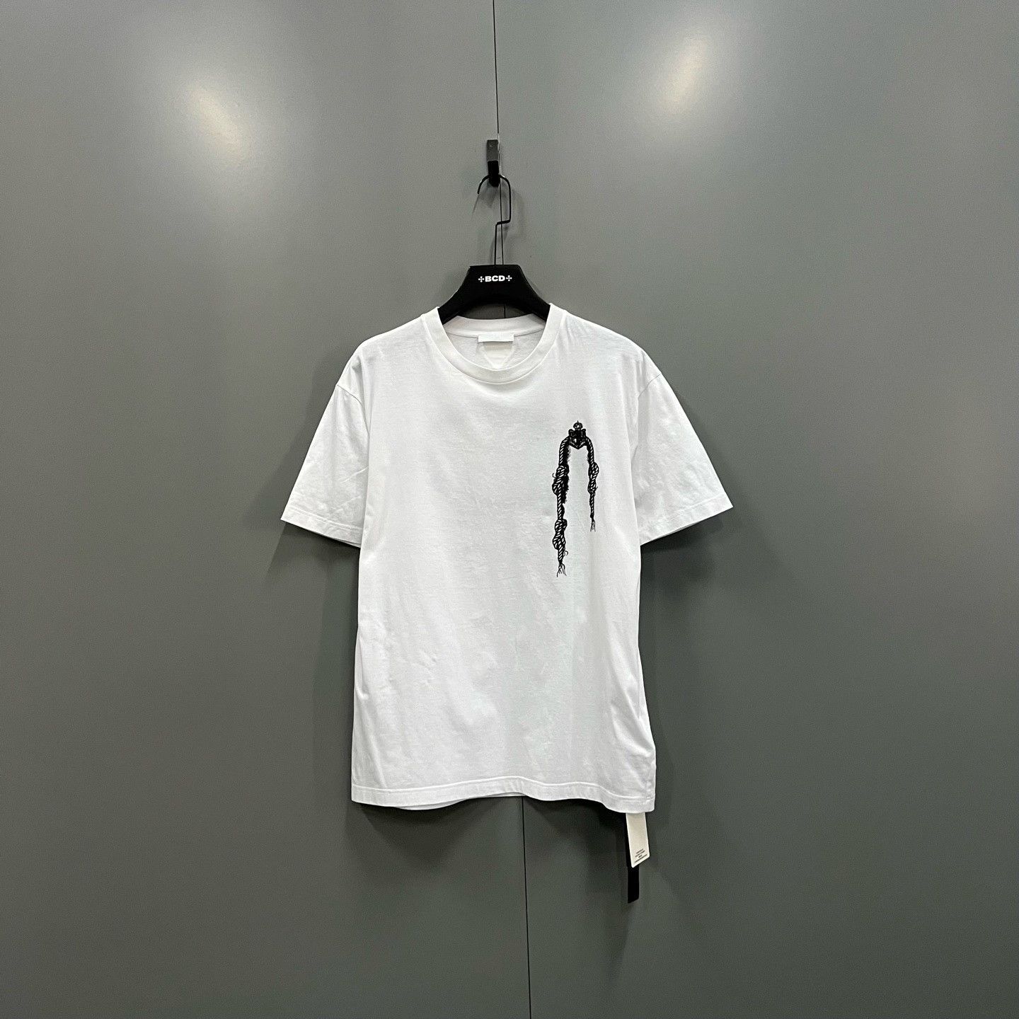 Prada Prada Printed White T-Shirt l Men Size US L / EU 52-54 / 3 - 1 Thumbnail