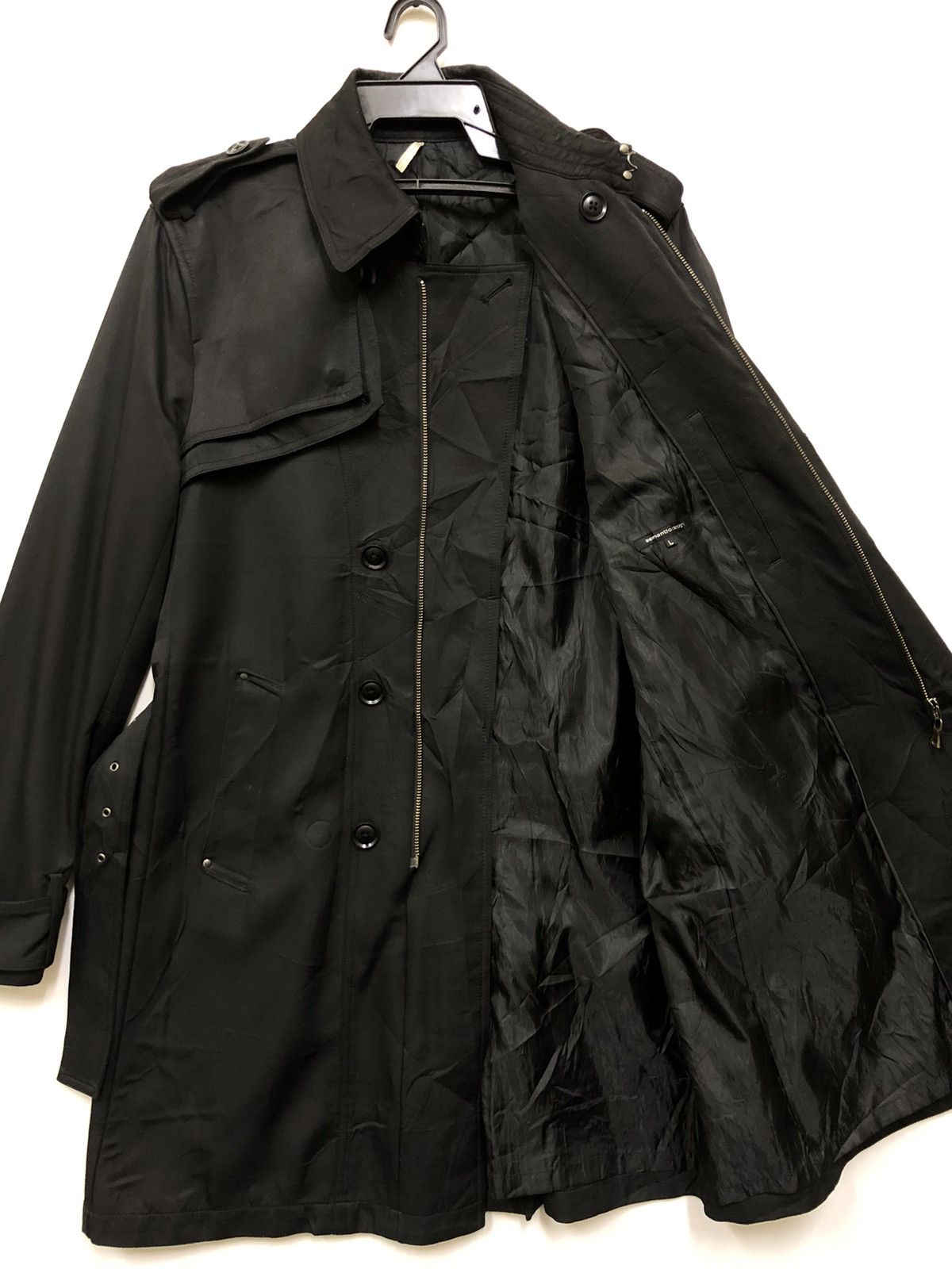 semanticdesign 🎌 RARE ⛔️ SEMENTIC DESIGN TRENCH COAT Size US L / EU 52-54 / 3 - 14 Thumbnail