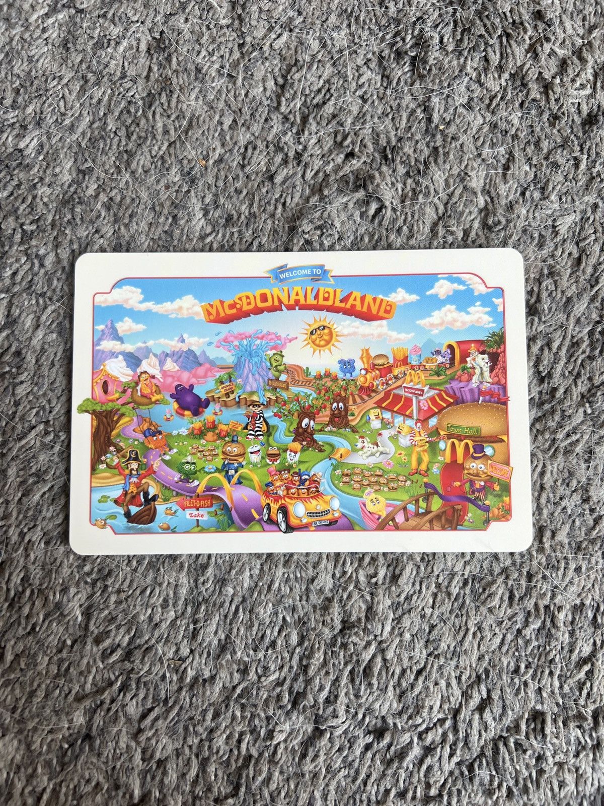 Hypebeast 2025 McDonald’s Welcome To McDonaldland Post Card Size ONE SIZE - 1 Thumbnail