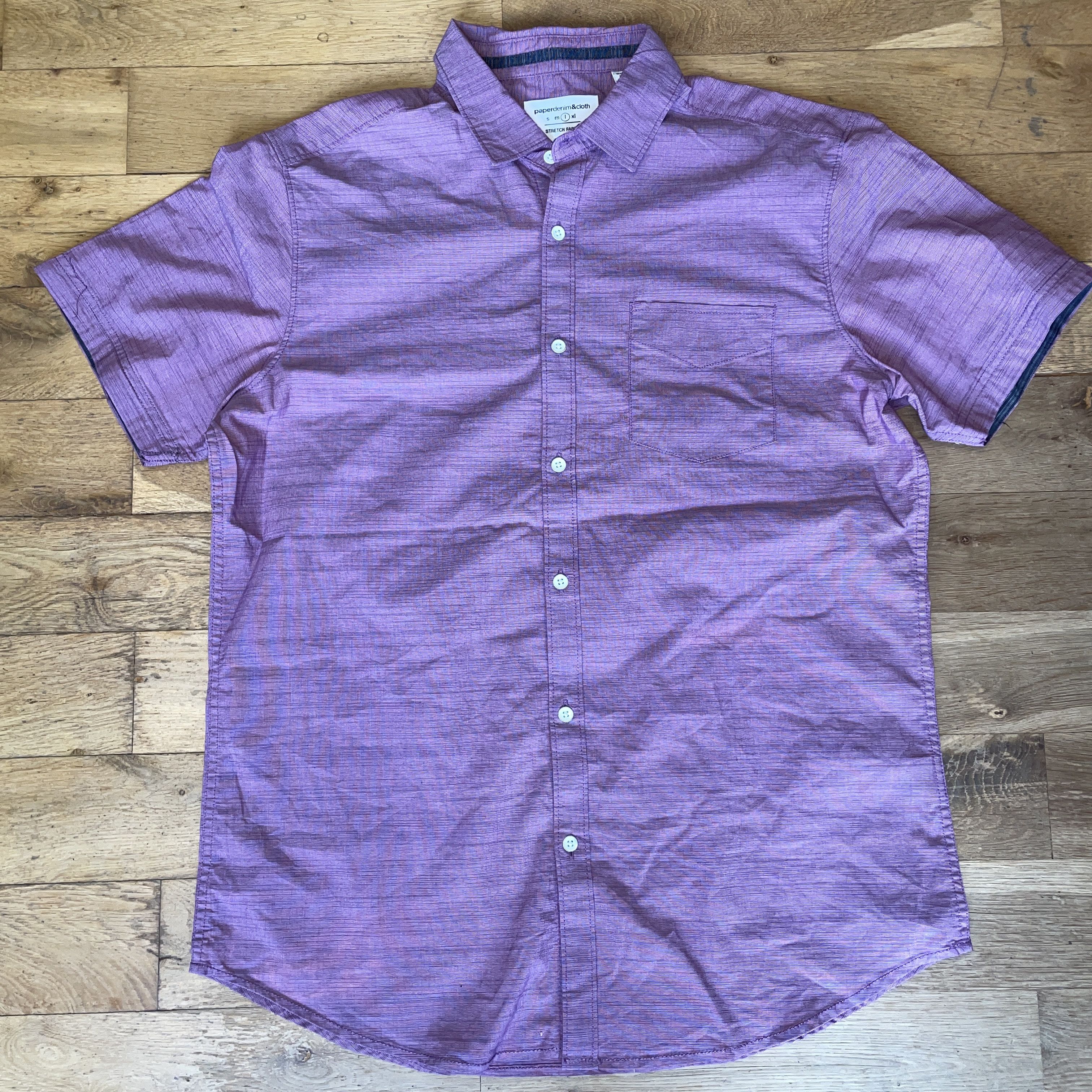 Designer × Paper Denim & Cloth Paperdenim&cloth Men's Fashionable Elegant Shirt Size L Size US L / EU 52-54 / 3 - 1 Thumbnail
