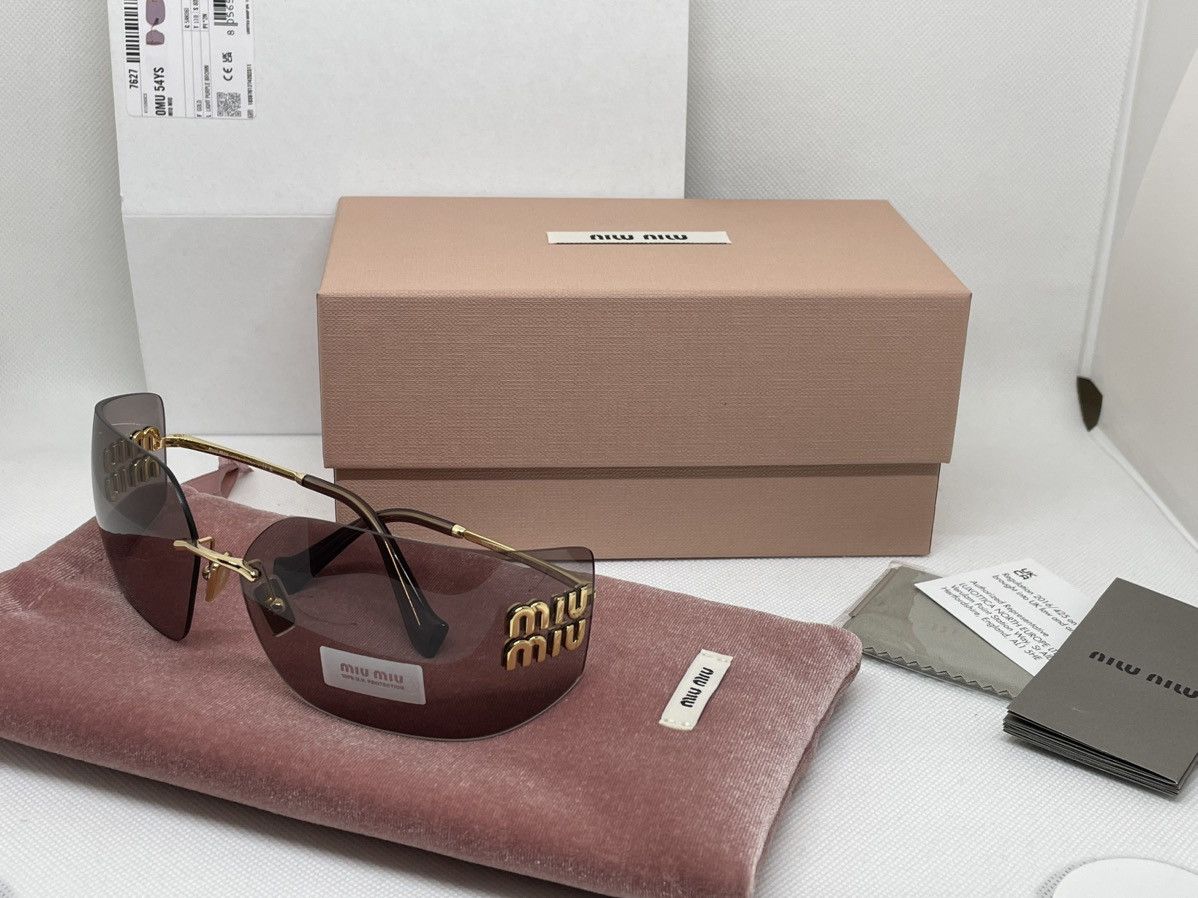Miu Miu × Vintage NEW Miu Miu sunglasses SMU 54YS 5AK0/6I Size ONE SIZE - 9 Thumbnail