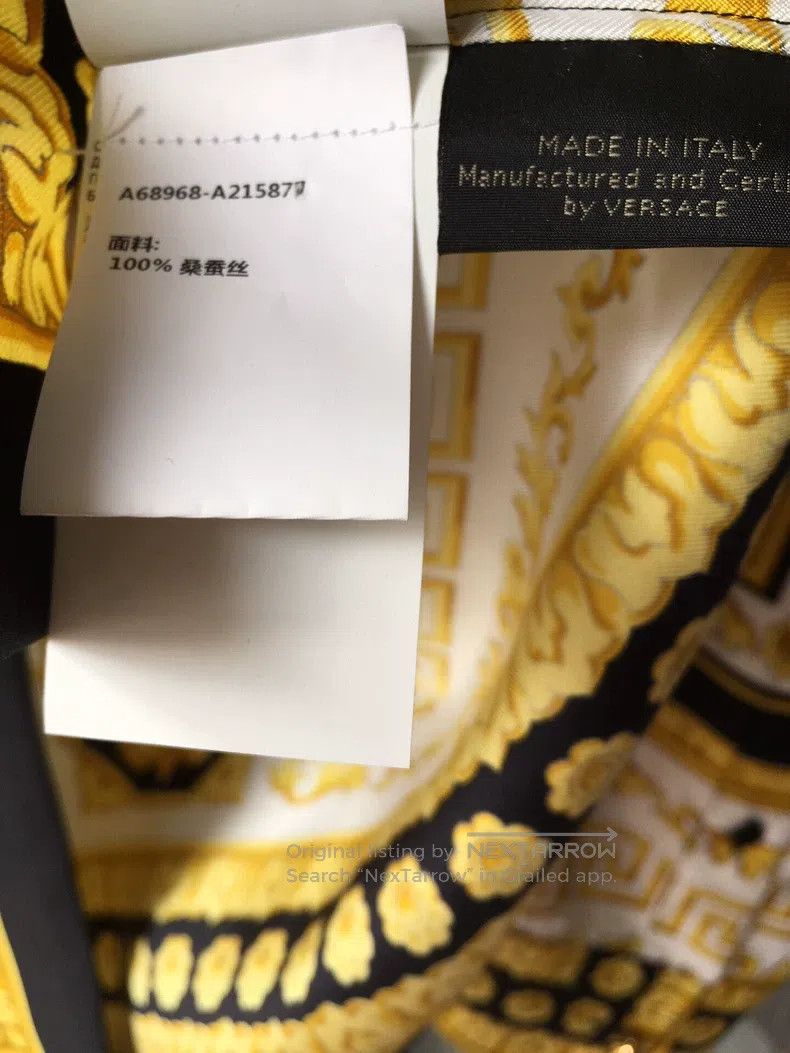 Versace Versace Shirt coat classic black gold baroque style Size US XS / EU 42 / 0 - 5 Thumbnail