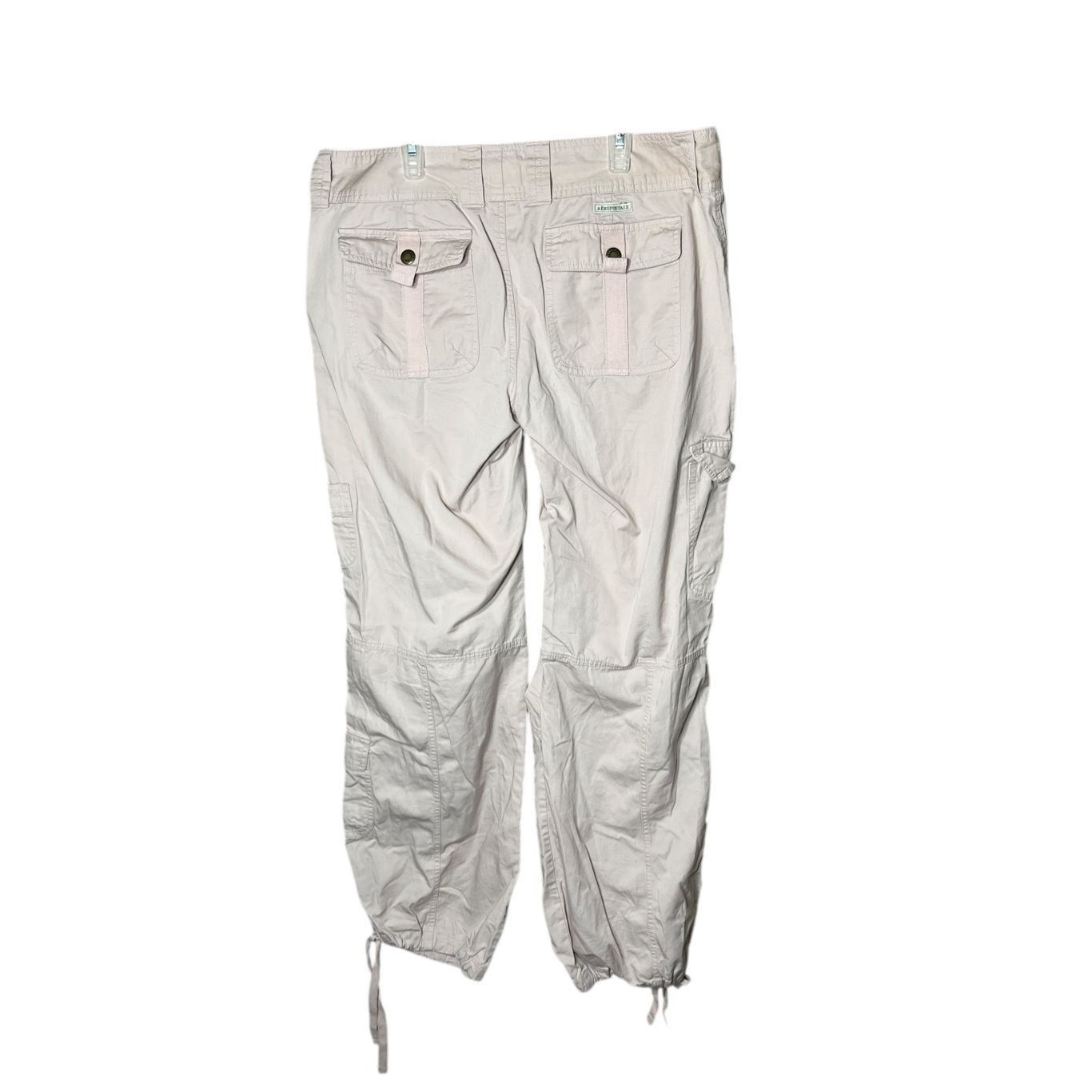 Aeropostale Vintage Aeropostale Y2K Light Pink Cargo Parachute Pants Siz Size 34" / US 12 / IT 48 - 5 Thumbnail