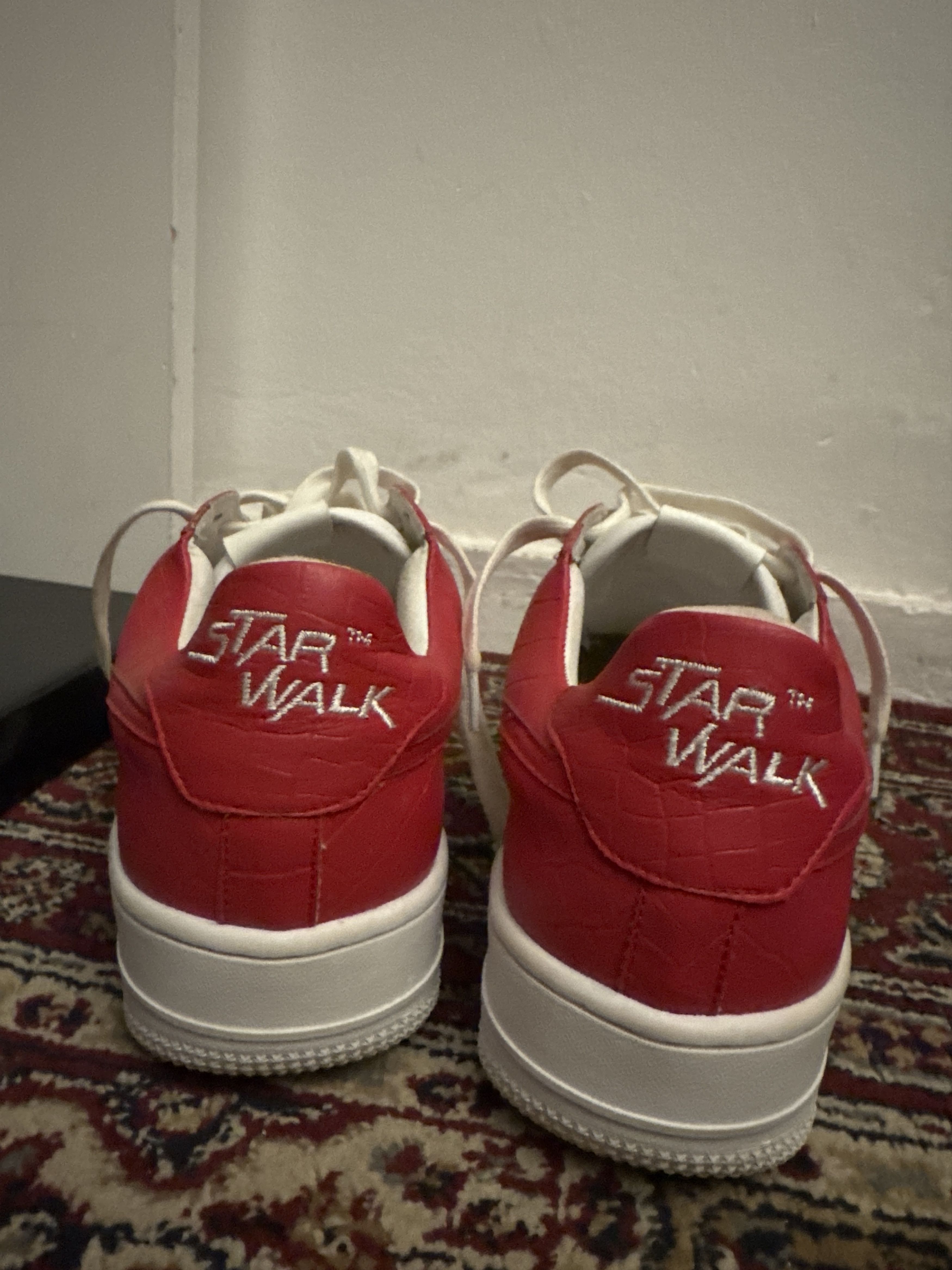 STARWALK Star Walk’s By Gab3 in red/white yellow star colourway Size US 11 / EU 44 - 7 Thumbnail