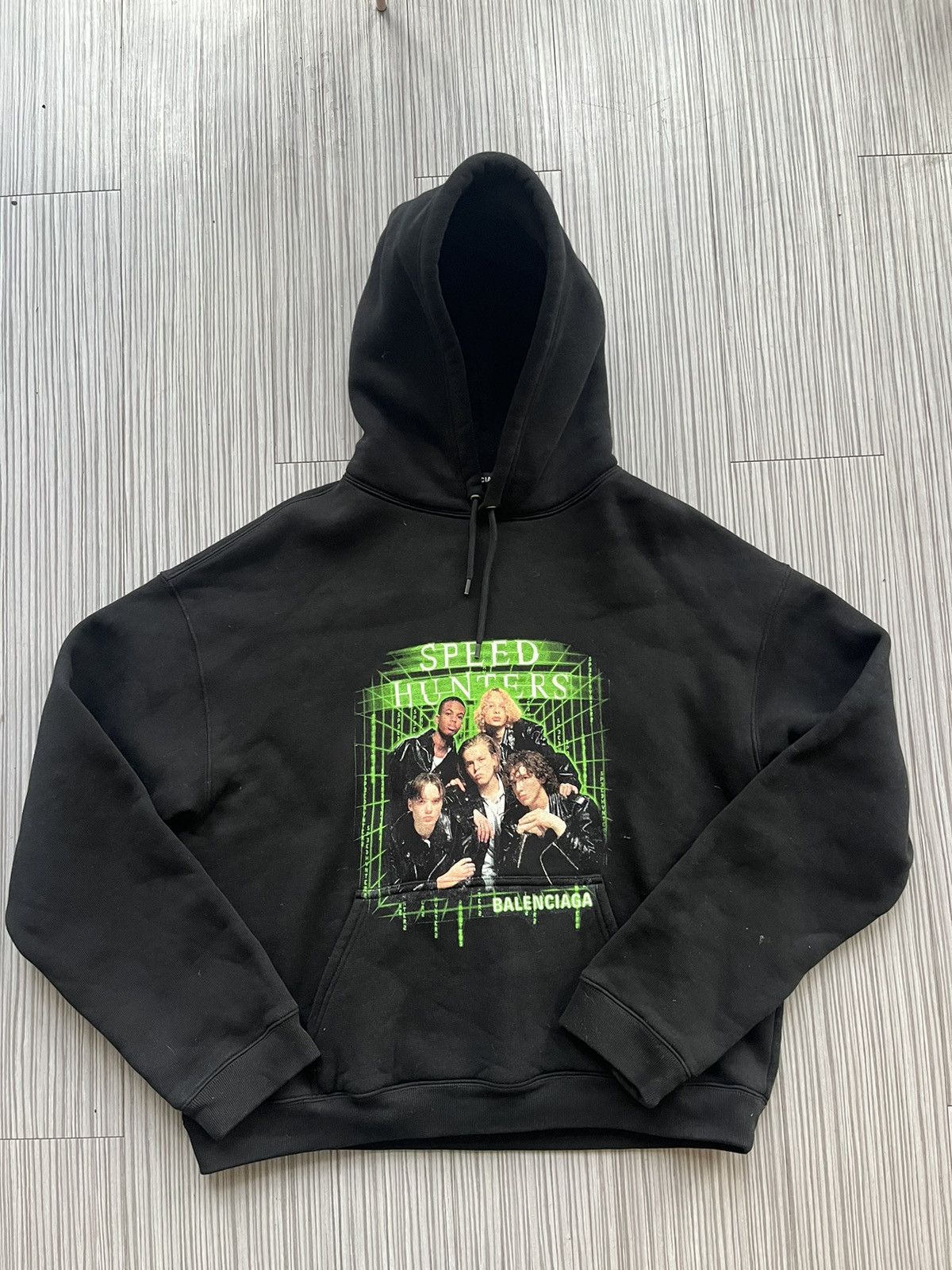Pre-owned Balenciaga Speed Hunters Hoodie In Black